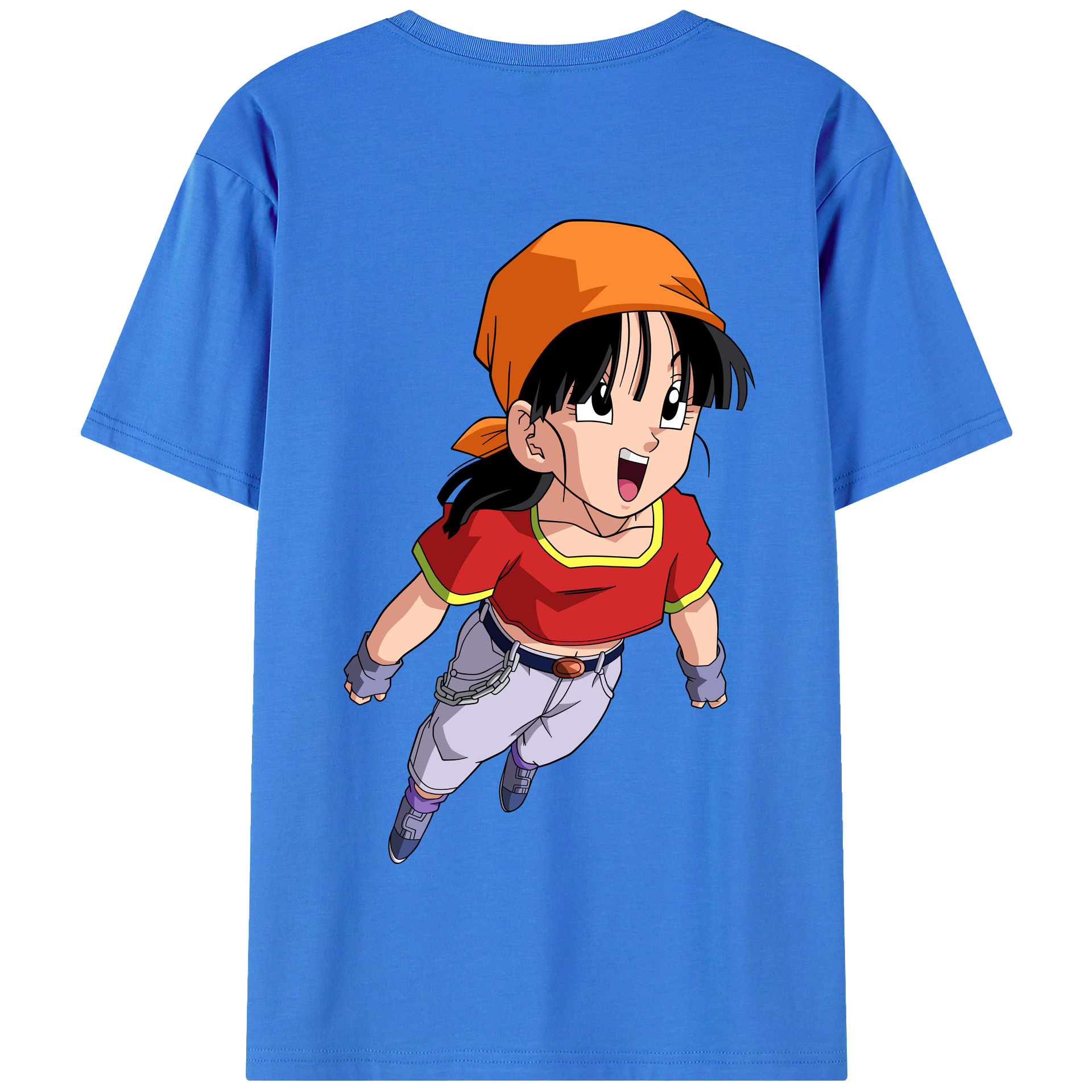 （画像用） ドラゴンボール パン DRAGON BALL Pan 綿100％半袖Tシャツ（背面プリント）