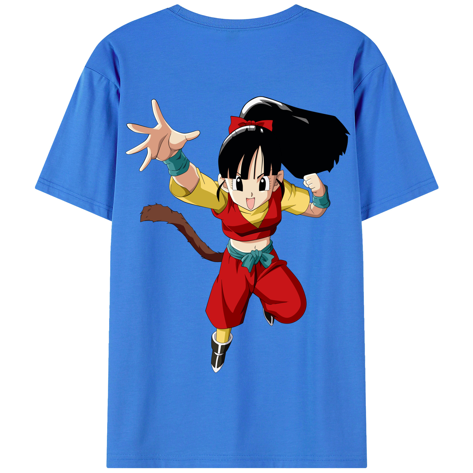 （画像用） ドラゴンボール パン DRAGON BALL Pan 綿100％半袖Tシャツ（背面プリント）