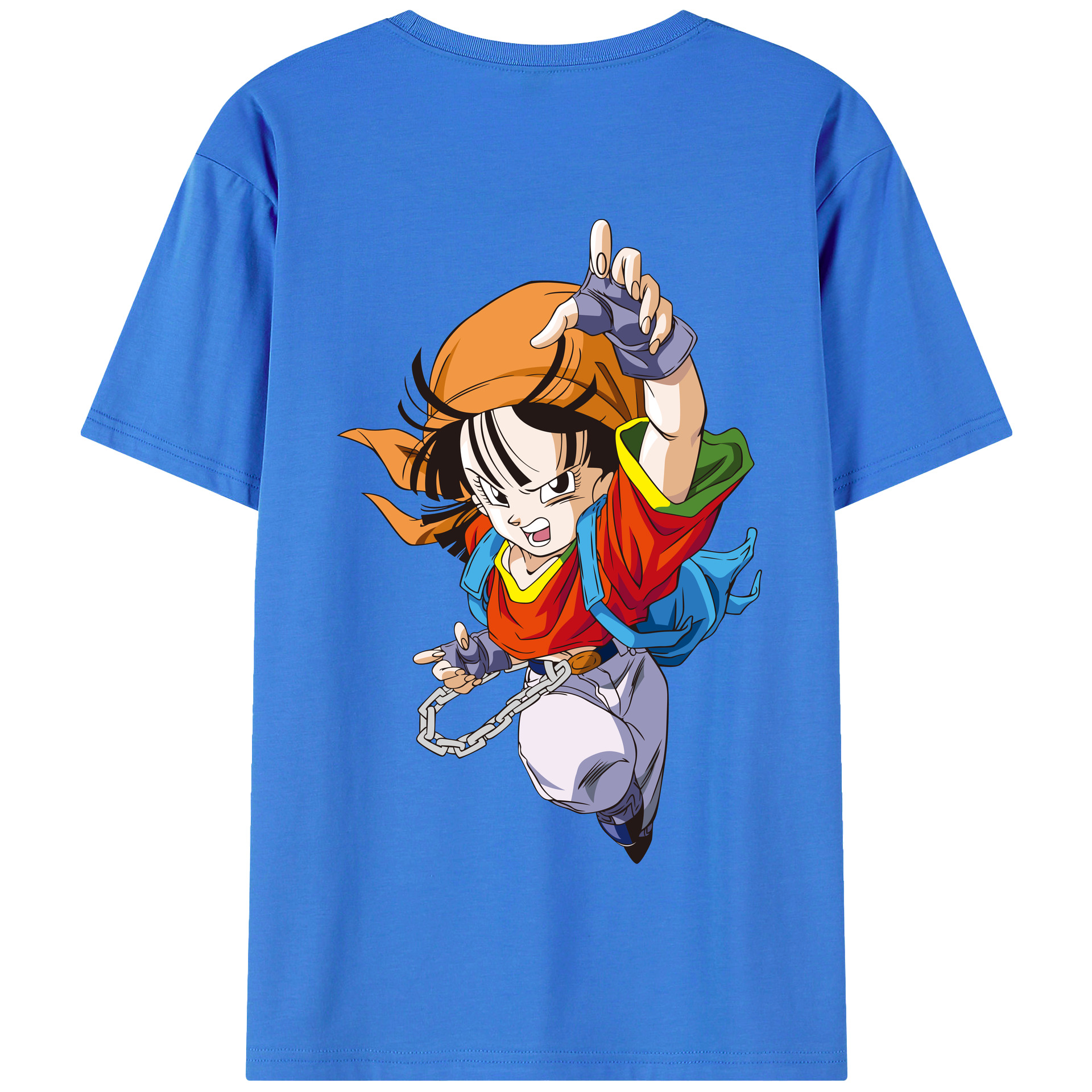 （画像用） ドラゴンボール パン DRAGON BALL Pan 綿100％半袖Tシャツ（背面プリント）