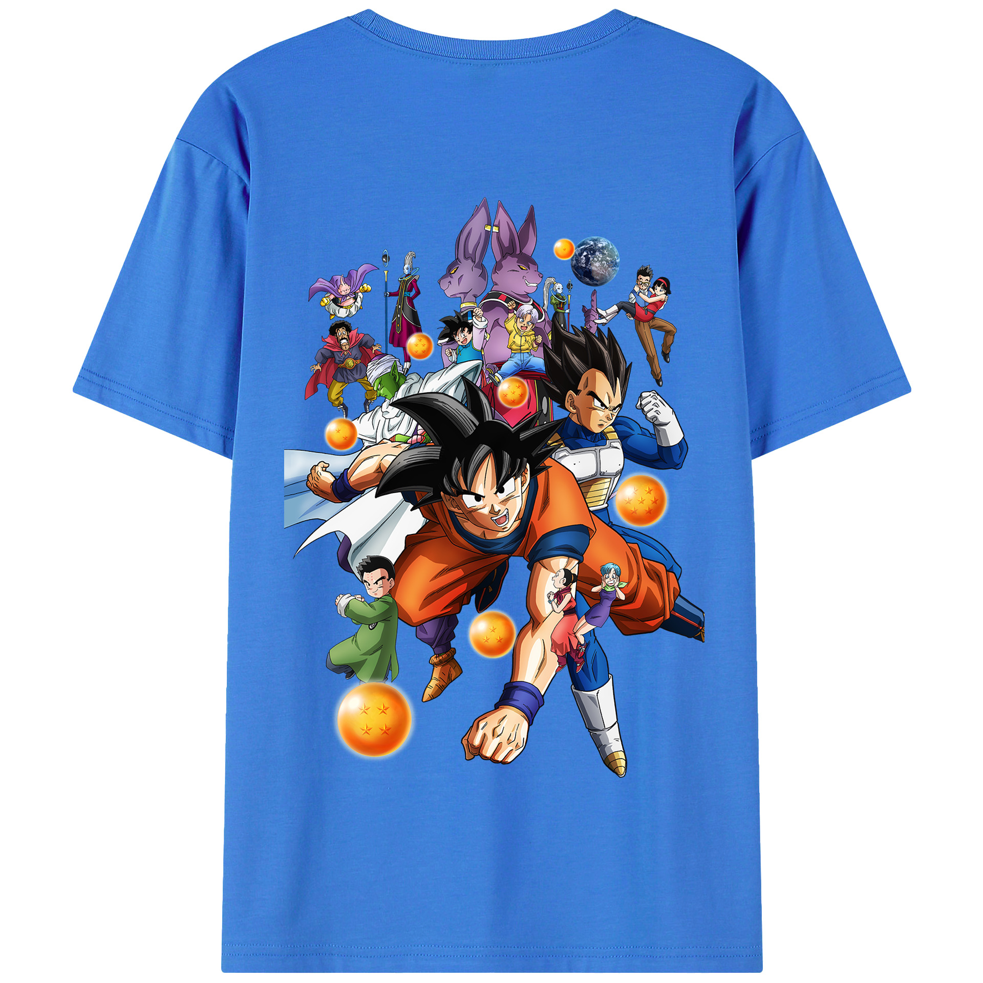 （画像用） ドラゴンボール DRAGON BALL 綿100％半袖Tシャツ（背面プリント）