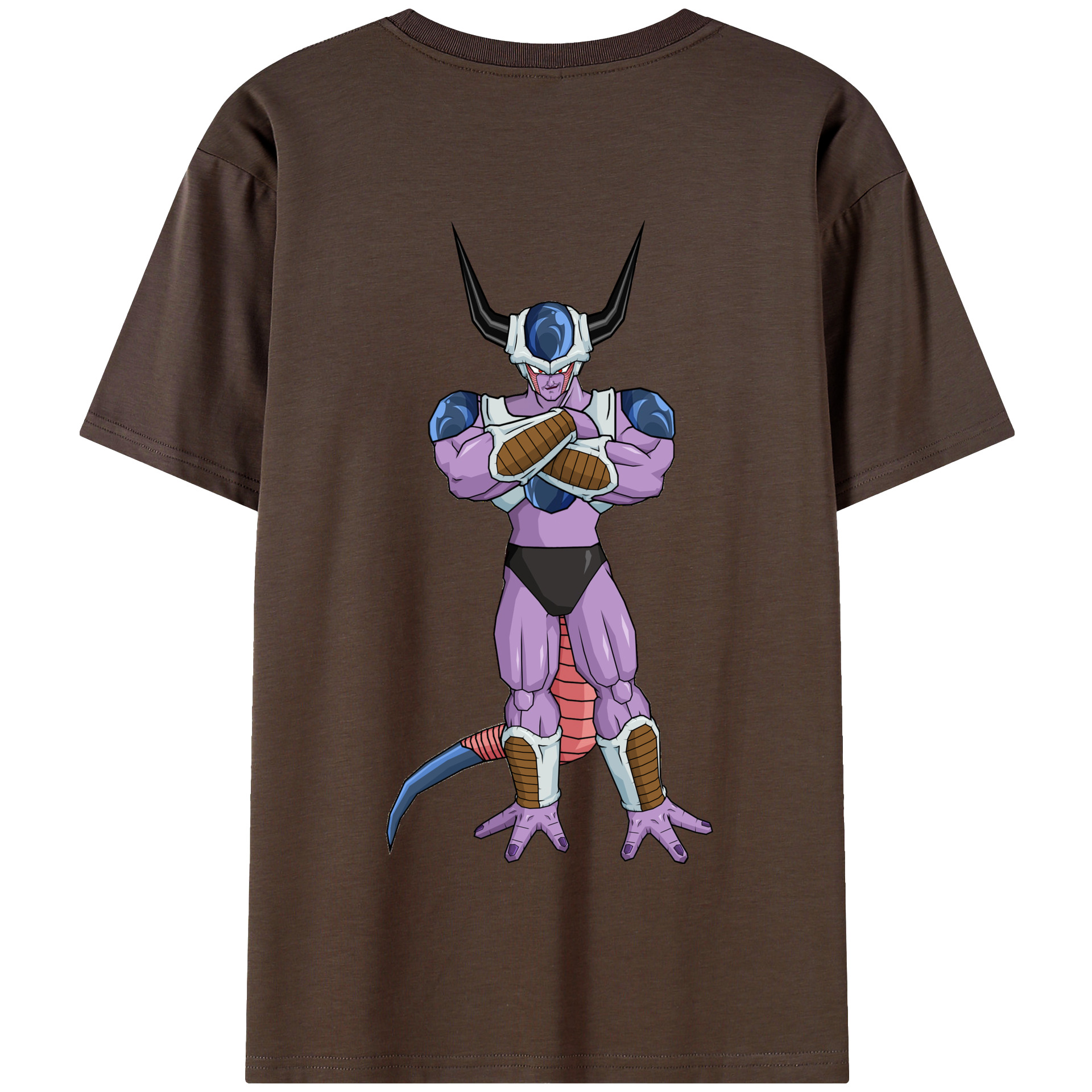 （画像用） ドラゴンボール フリーザ DRAGON BALL Frieza 綿100％半袖Tシャツ（背面プリント）