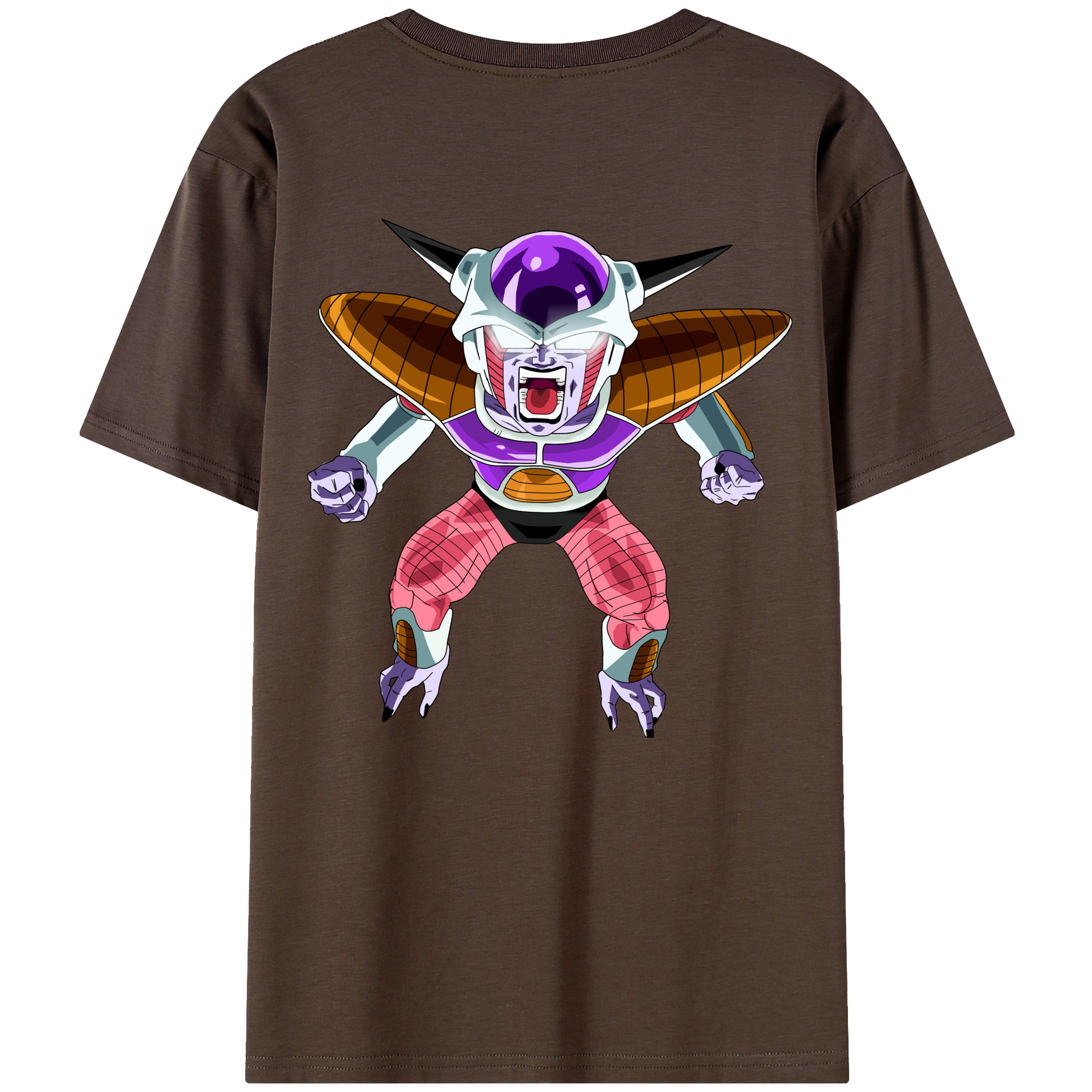 （画像用） ドラゴンボール フリーザ DRAGON BALL Frieza 綿100％半袖Tシャツ（背面プリント）