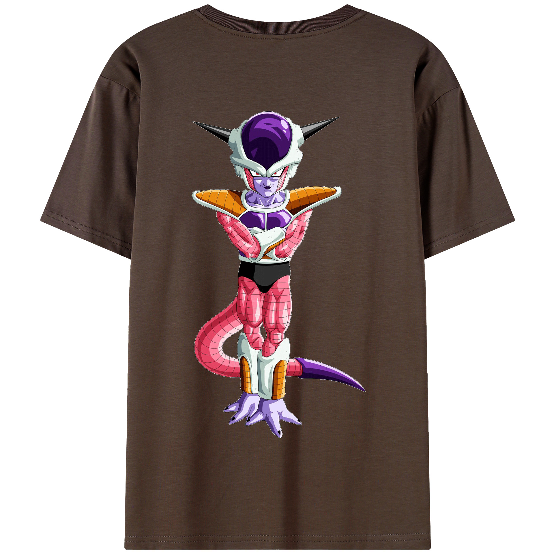 （画像用） ドラゴンボール フリーザ DRAGON BALL Frieza 綿100％半袖Tシャツ（背面プリント）