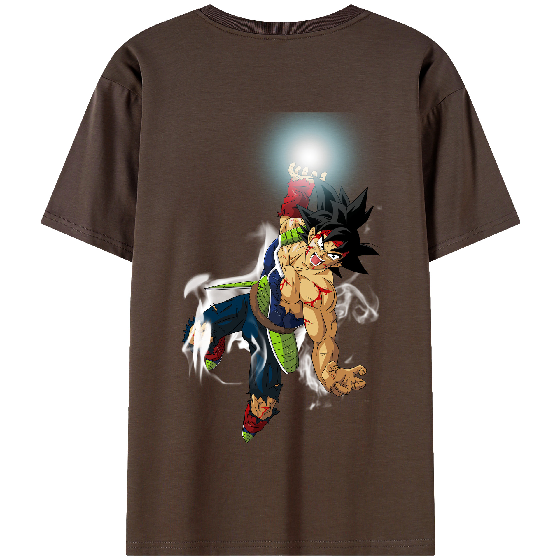 （画像用） ドラゴンボール バーダック DRAGON BALL Burdock 綿100％半袖Tシャツ（背面プリント）