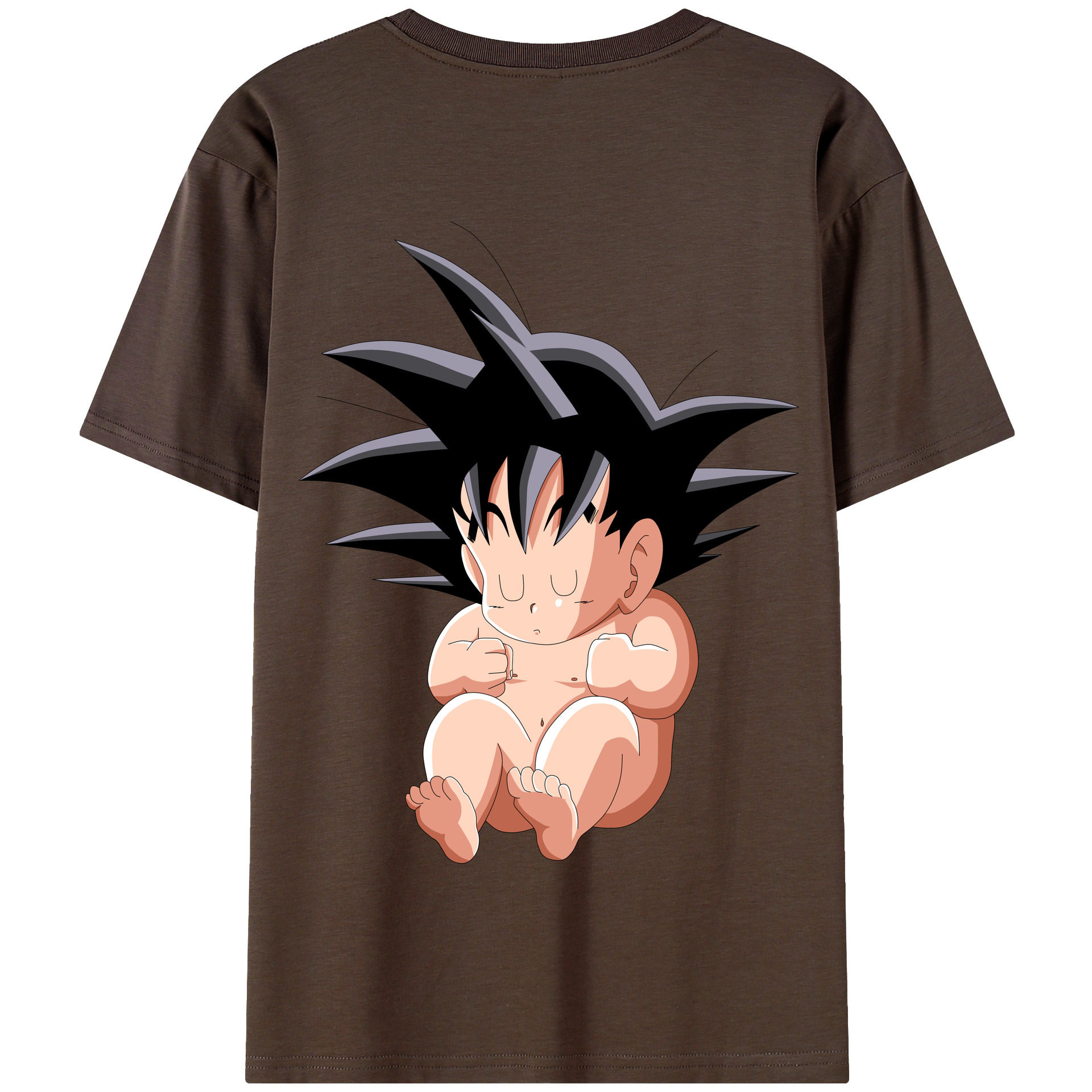 （画像用） ドラゴンボール 孫悟空（そん ごくう）Son Goku カカロット DRAGON BALL Kakarotto 綿100％半袖Tシャツ（背面プリント）