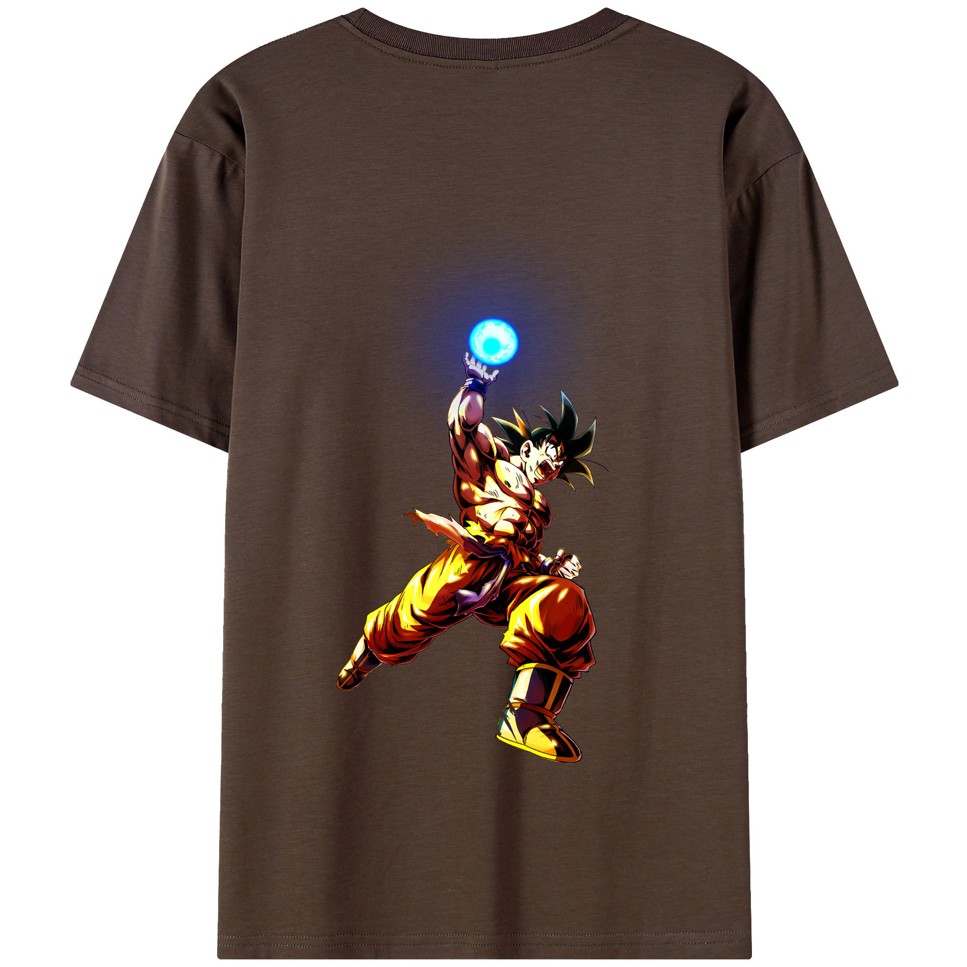 （画像用） ドラゴンボール 孫悟空（そん ごくう）Son Goku カカロット DRAGON BALL Kakarotto 綿100％半袖Tシャツ（背面プリント）