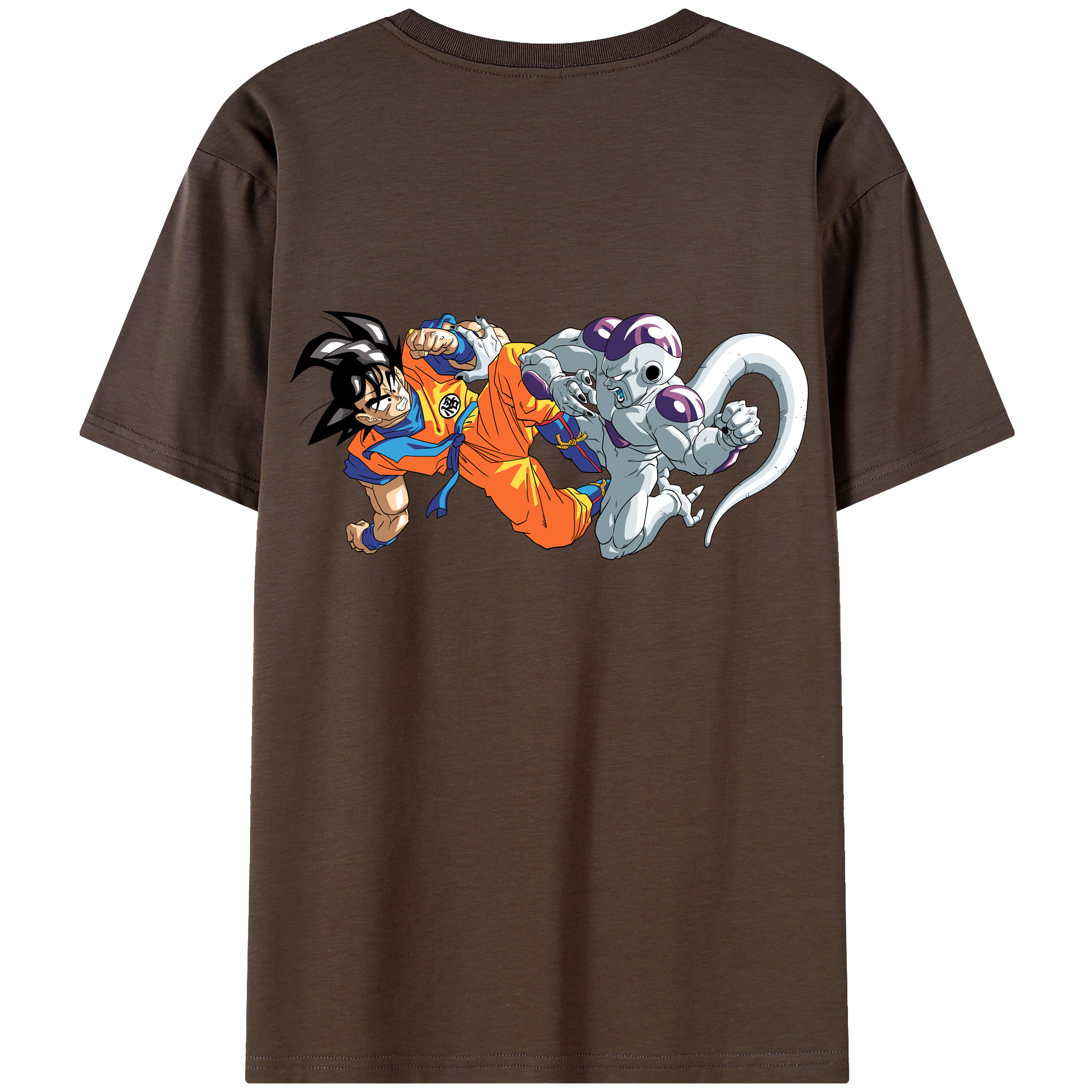 （画像用） ドラゴンボール 孫悟空（そん ごくう）Son Goku カカロット DRAGON BALL Kakarotto 綿100％半袖Tシャツ（背面プリント）