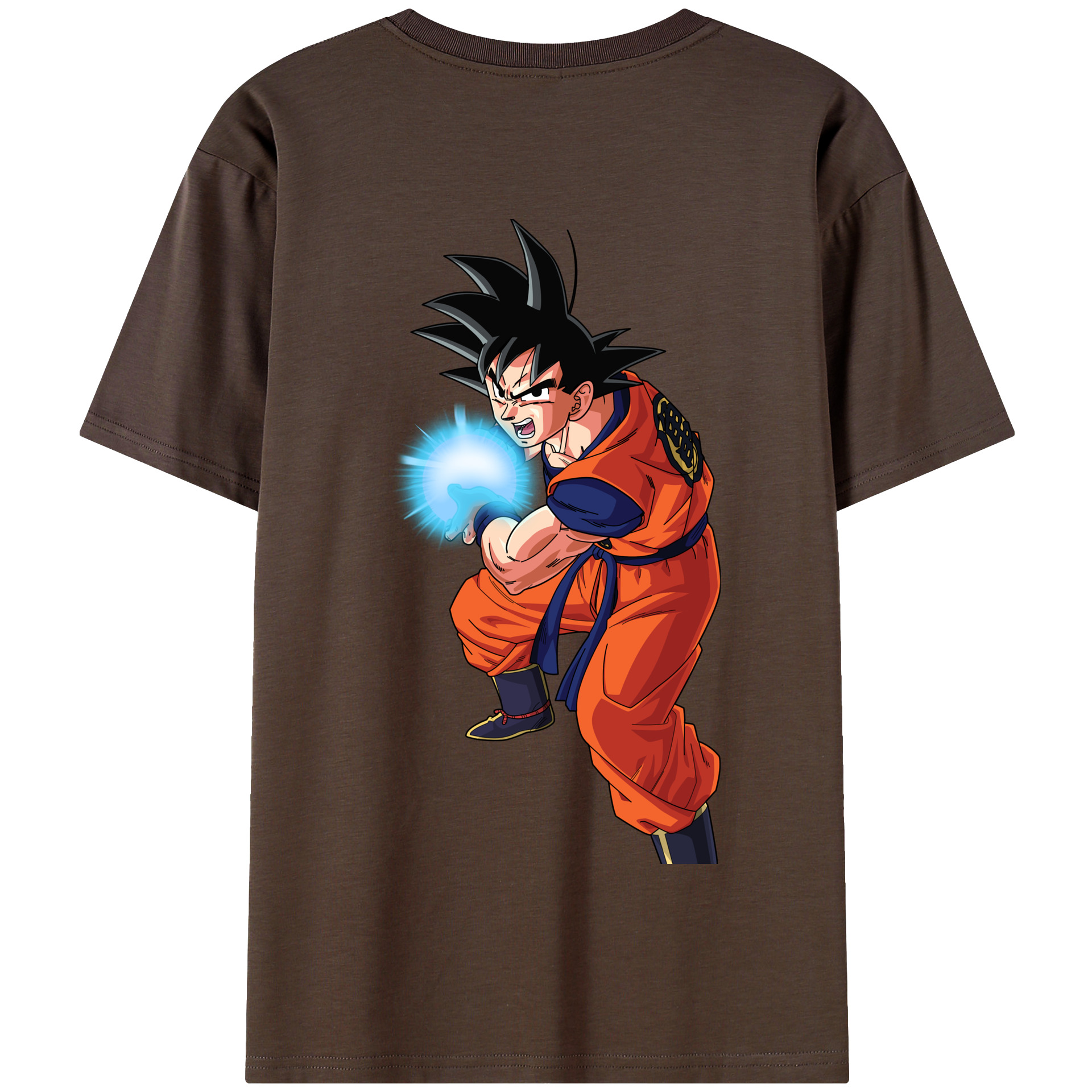 （画像用） ドラゴンボール 孫悟空（そん ごくう）Son Goku カカロット DRAGON BALL Kakarotto 綿100％半袖Tシャツ（背面プリント）