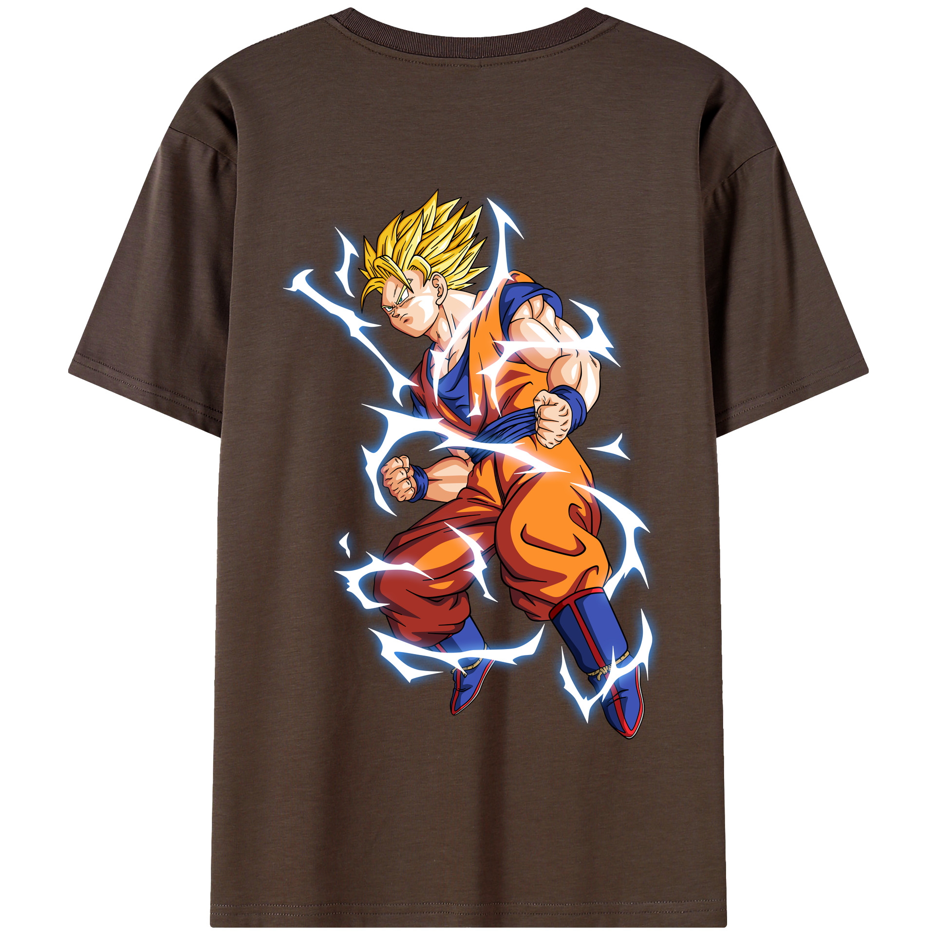 （画像用） ドラゴンボール 孫悟空（そん ごくう）Son Goku カカロット DRAGON BALL Kakarotto 綿100％半袖Tシャツ（背面プリント）