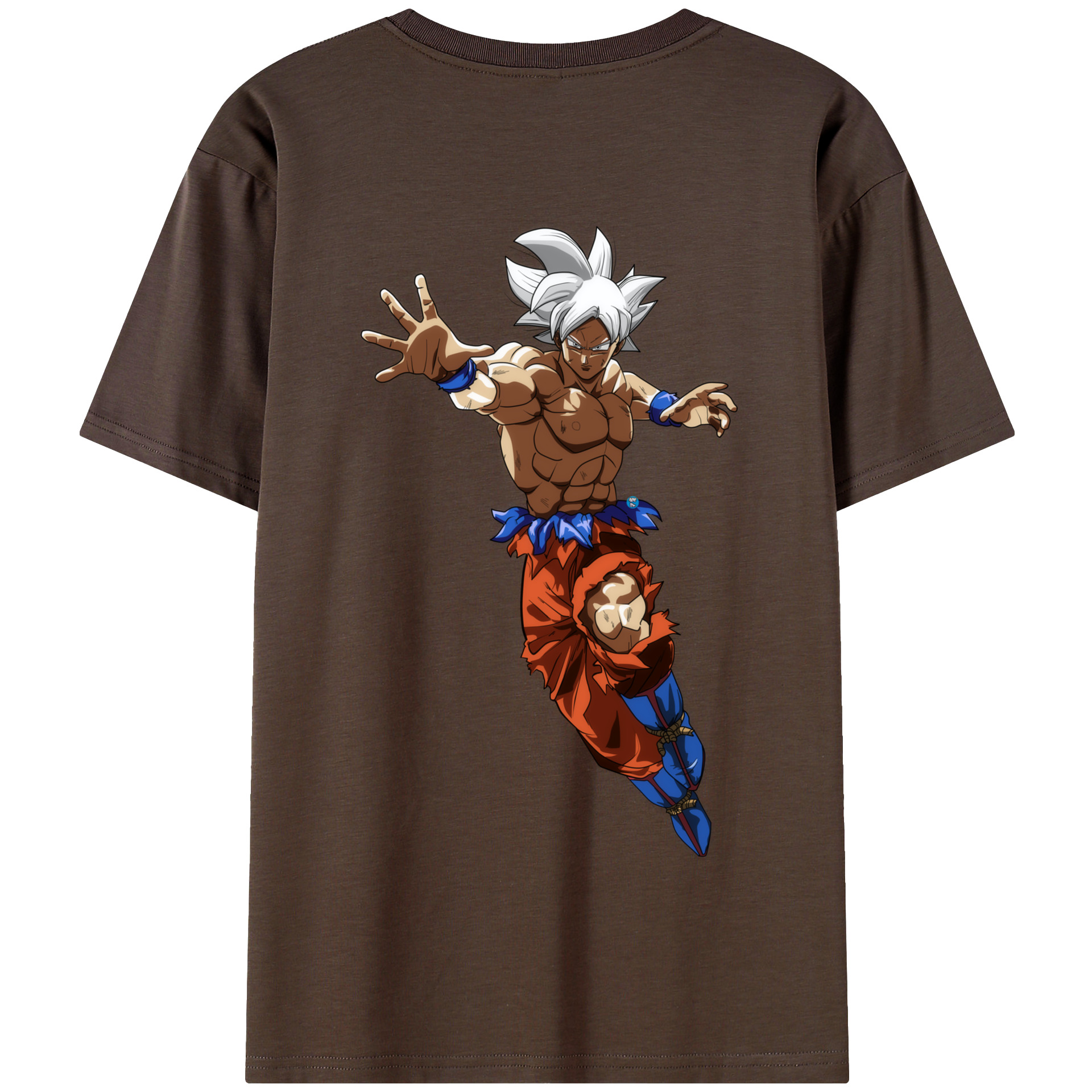 （画像用） ドラゴンボール 孫悟空（そん ごくう）Son Goku カカロット DRAGON BALL Kakarotto 綿100％半袖Tシャツ（背面プリント）