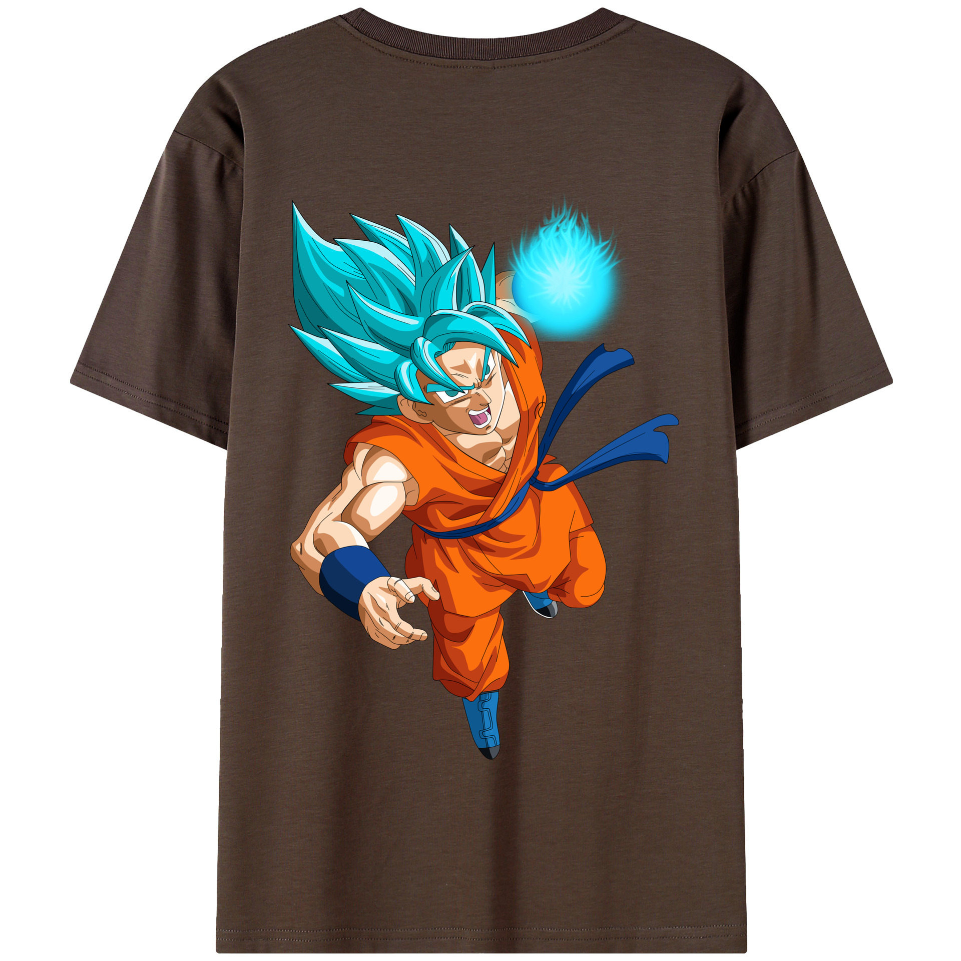 （画像用） ドラゴンボール 孫悟空（そん ごくう）Son Goku カカロット DRAGON BALL Kakarotto 綿100％半袖Tシャツ（背面プリント）