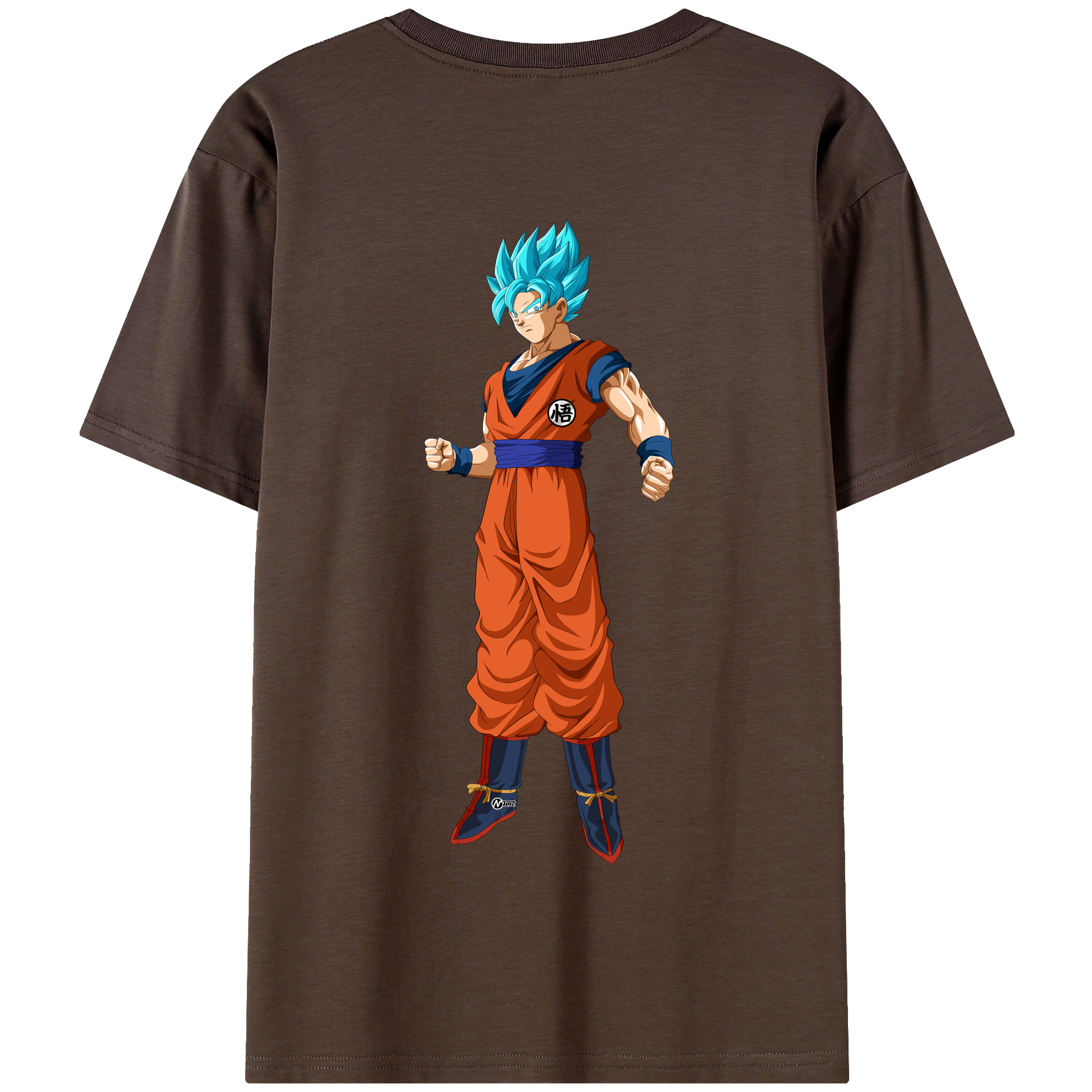 （画像用） ドラゴンボール 孫悟空（そん ごくう）Son Goku カカロット DRAGON BALL Kakarotto 綿100％半袖Tシャツ（背面プリント）