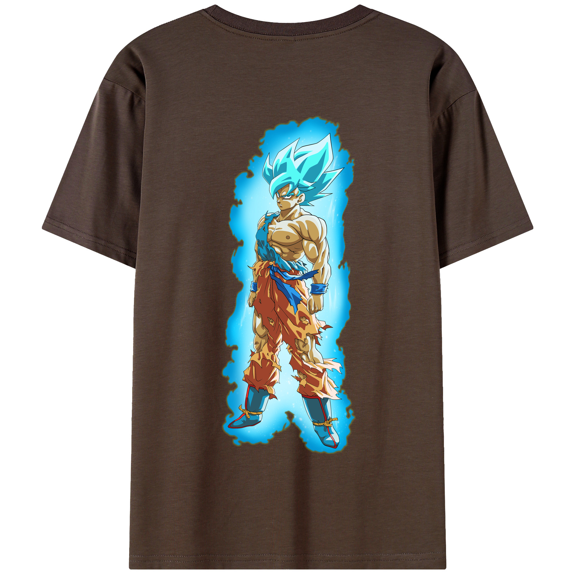 （画像用） ドラゴンボール 孫悟空（そん ごくう）Son Goku カカロット DRAGON BALL Kakarotto 綿100％半袖Tシャツ（背面プリント）