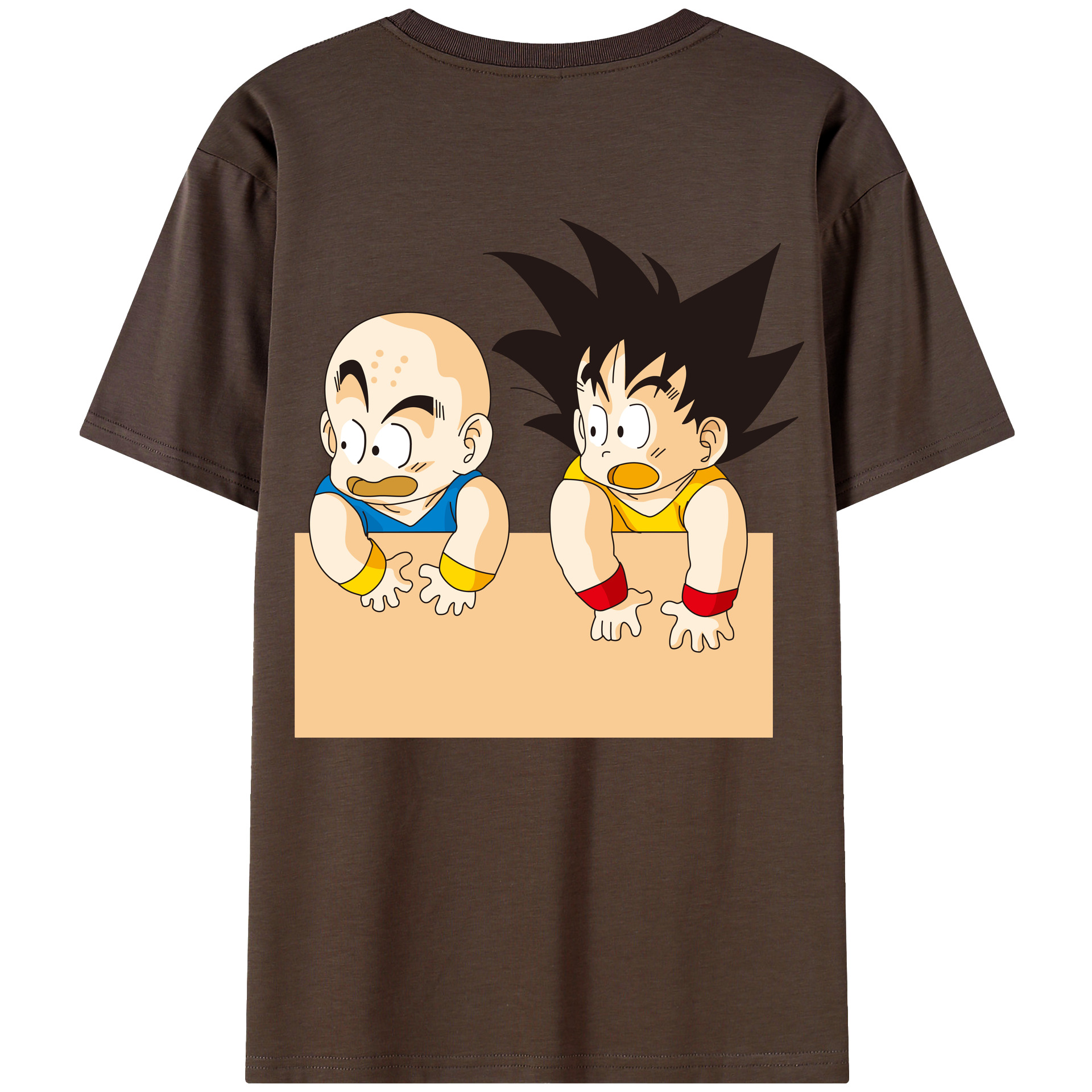 （画像用） ドラゴンボール 孫悟空（そん ごくう）Son Goku カカロット DRAGON BALL Kakarotto 綿100％半袖Tシャツ（背面プリント）