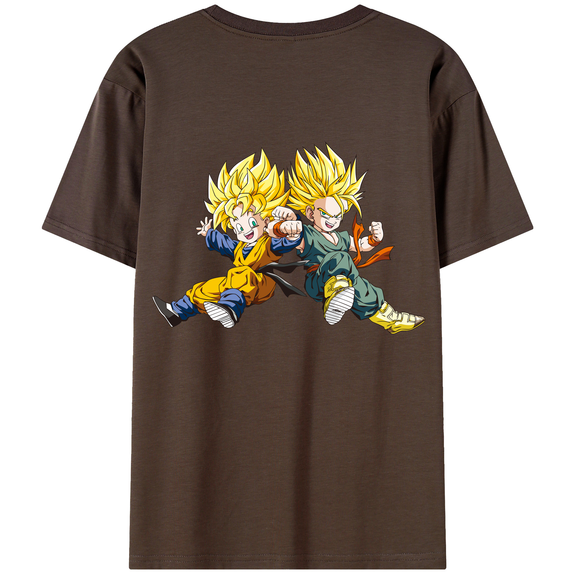 （画像用） ドラゴンボール 孫悟空（そん ごくう）Son Goku カカロット DRAGON BALL Kakarotto 綿100％半袖Tシャツ（背面プリント）