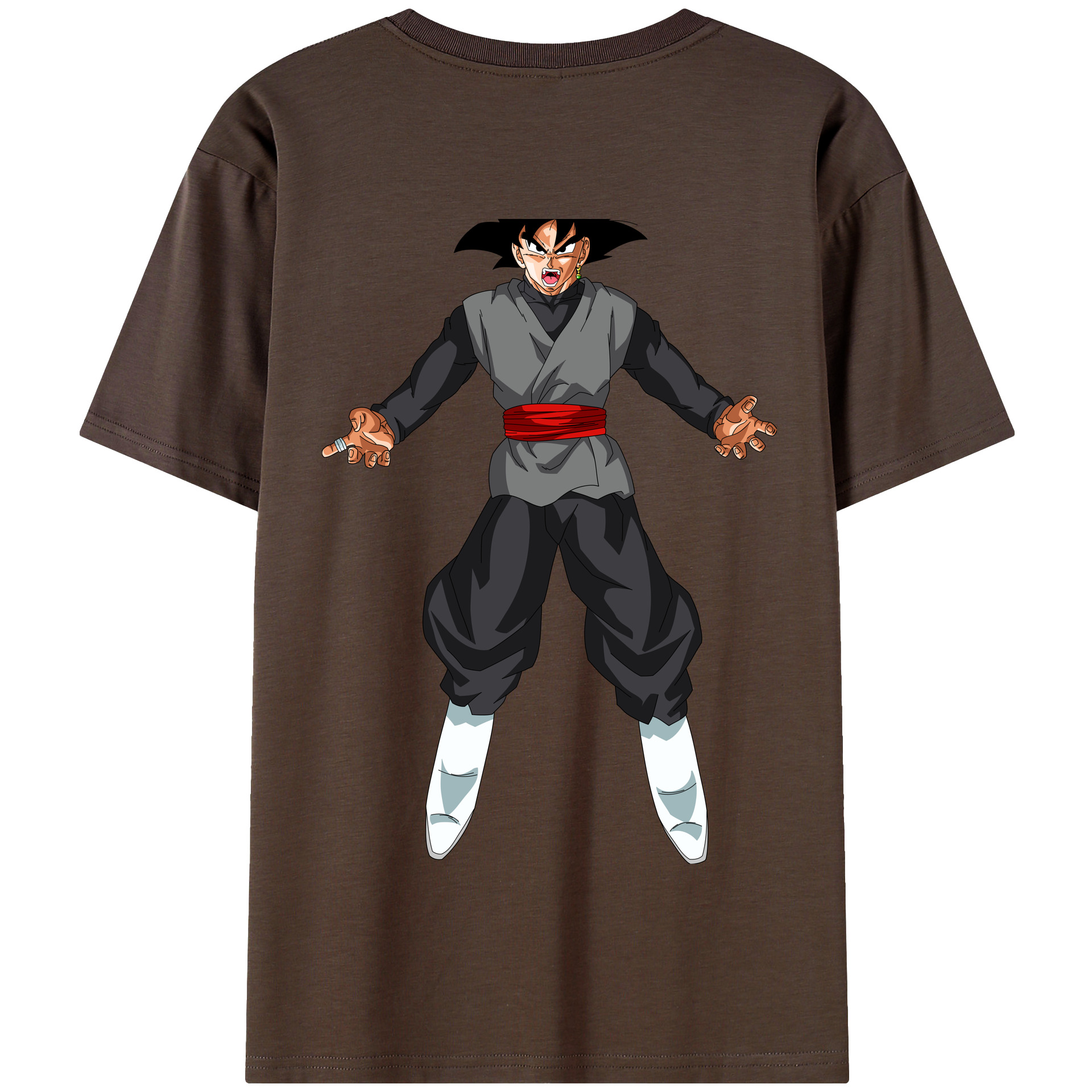 （画像用） ドラゴンボール ベジータ四世（Bejīta Yonsei）DRAGON BALL Vegeta IV 綿100％半袖Tシャツ（背面プリント）
