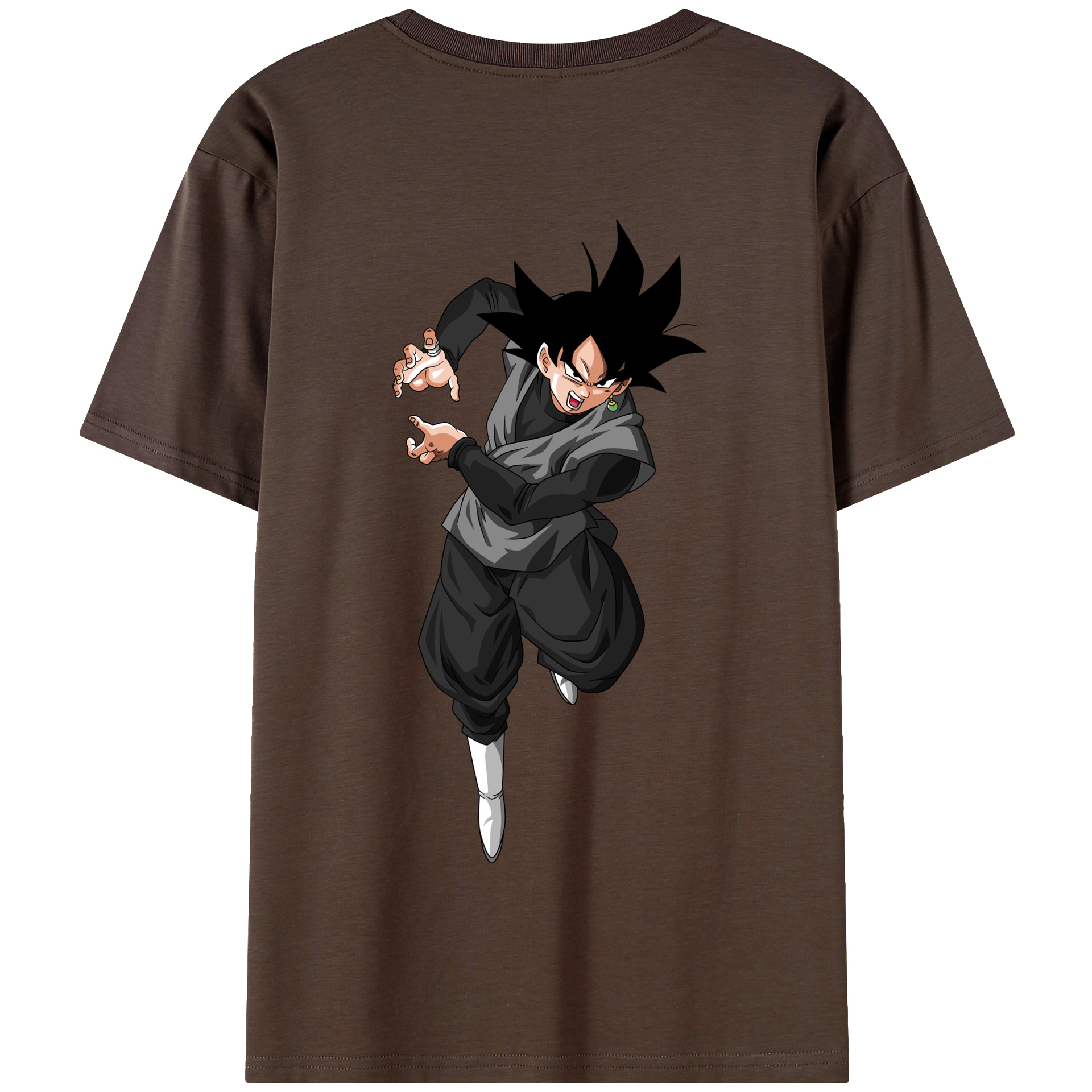 （画像用） ドラゴンボール ベジータ四世（Bejīta Yonsei）DRAGON BALL Vegeta IV 綿100％半袖Tシャツ（背面プリント）