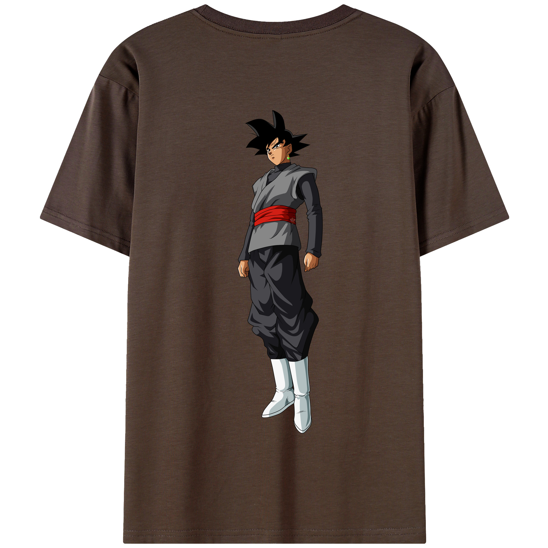 （画像用） ドラゴンボール ベジータ四世（Bejīta Yonsei）DRAGON BALL Vegeta IV 綿100％半袖Tシャツ（背面プリント）