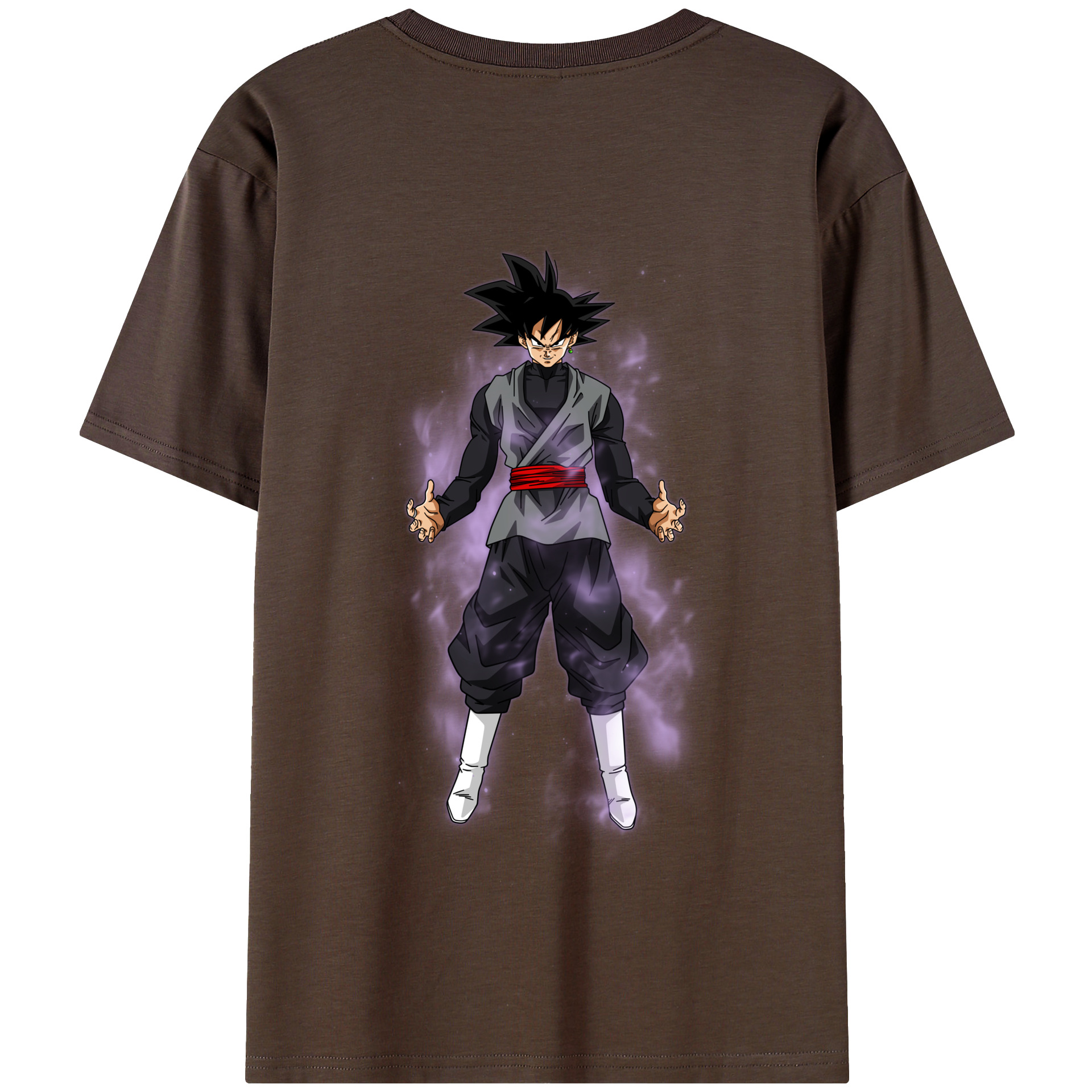（画像用） ドラゴンボール ベジータ四世（Bejīta Yonsei）DRAGON BALL Vegeta IV 綿100％半袖Tシャツ（背面プリント）