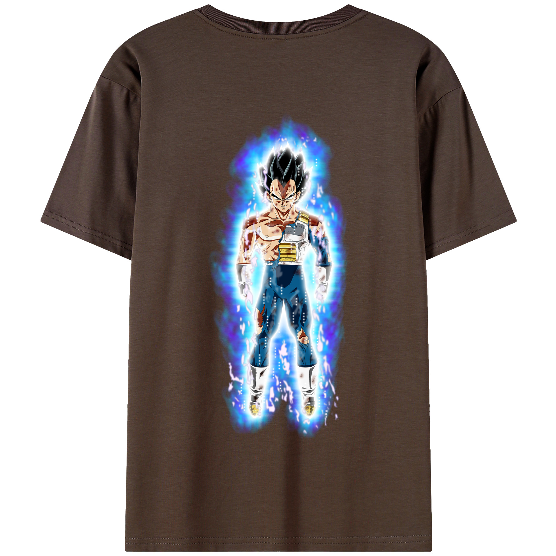 （画像用） ドラゴンボール ベジータ四世（Bejīta Yonsei）DRAGON BALL Vegeta IV 綿100％半袖Tシャツ（背面プリント）