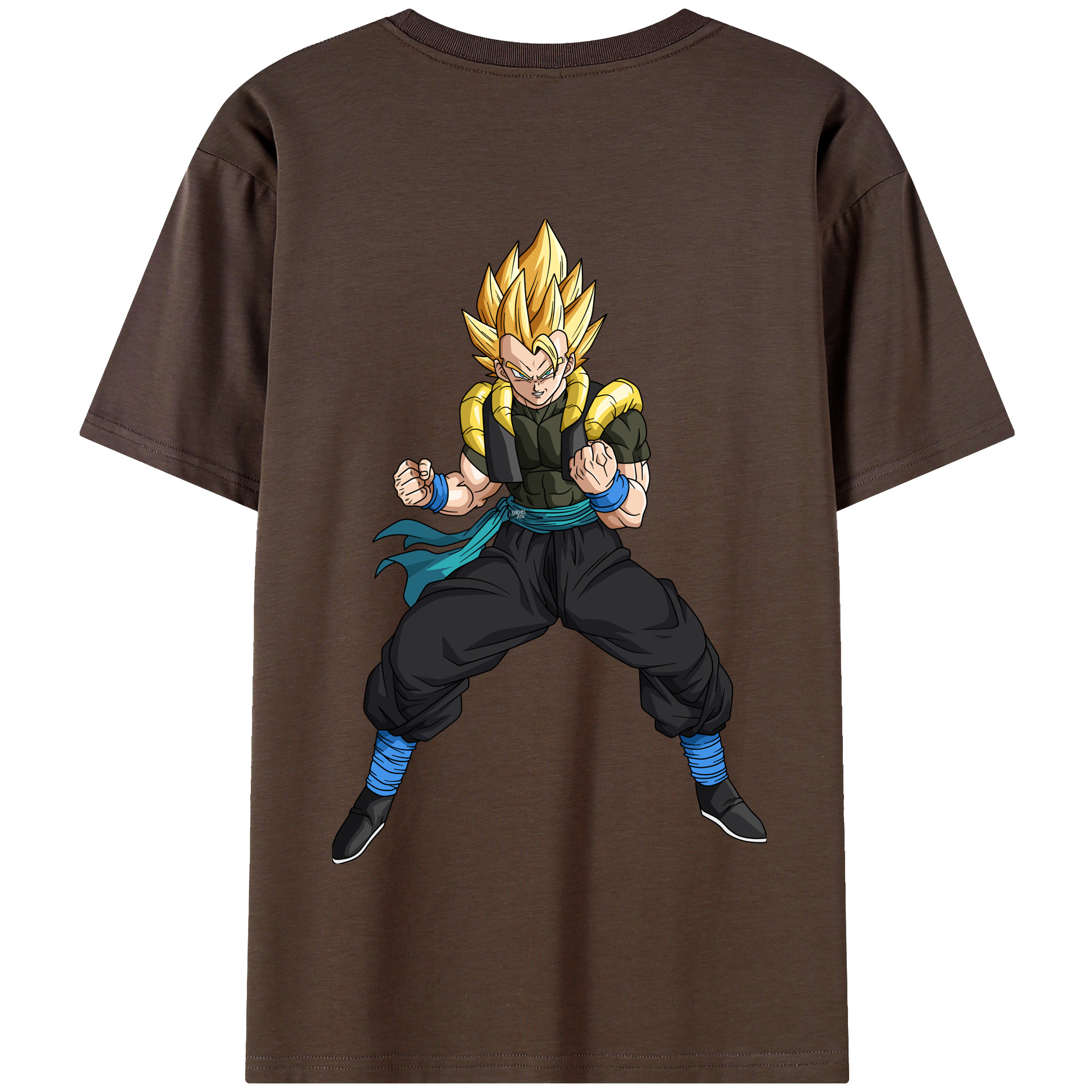 （画像用） ドラゴンボール ベジータ四世（Bejīta Yonsei）DRAGON BALL Vegeta IV 綿100％半袖Tシャツ（背面プリント）
