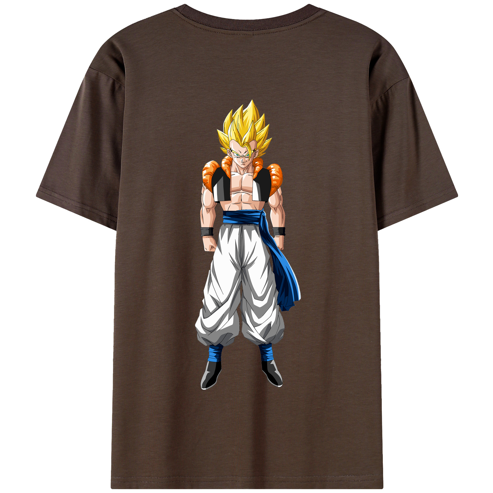 （画像用） ドラゴンボール ベジータ四世（Bejīta Yonsei）DRAGON BALL Vegeta IV 綿100％半袖Tシャツ（背面プリント）