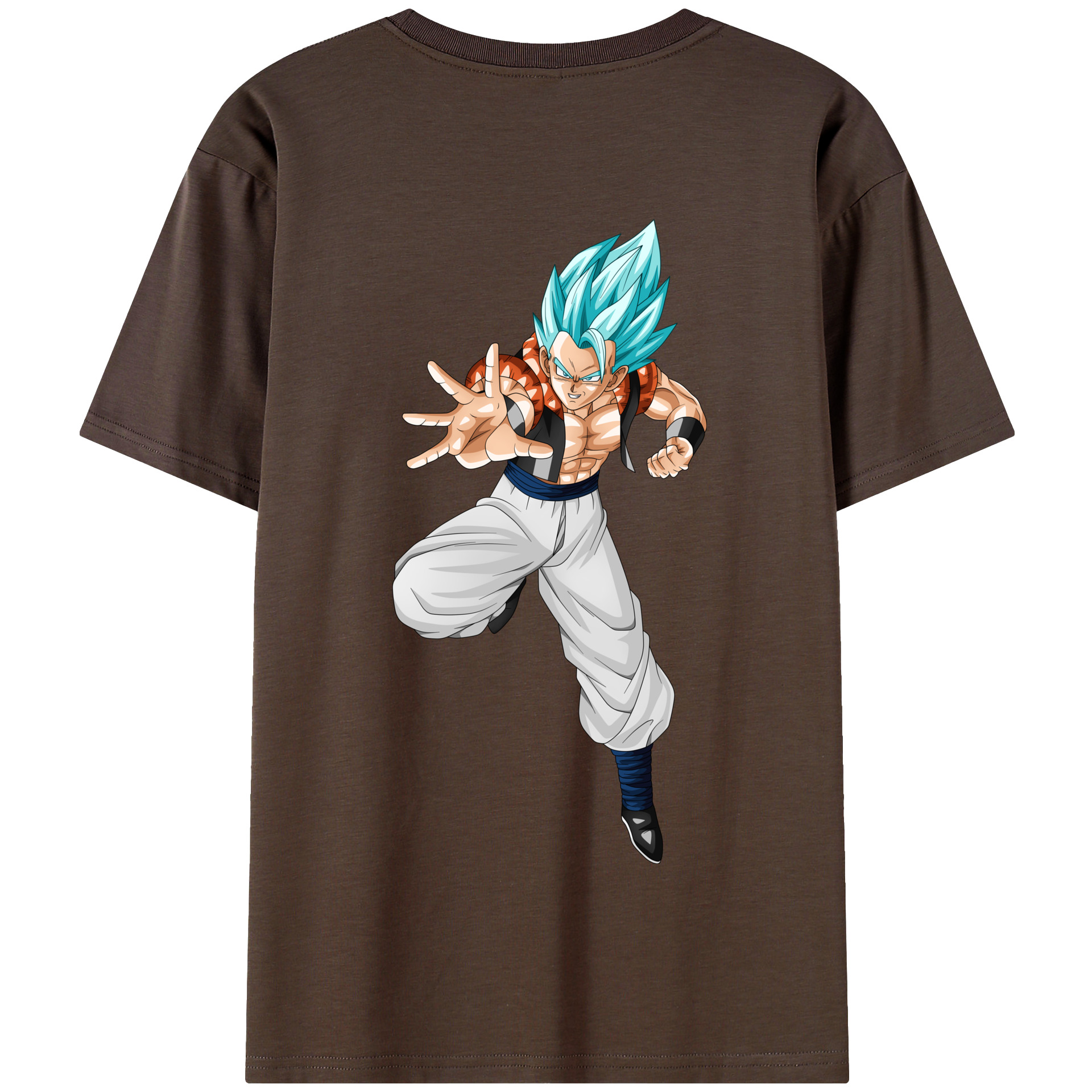 （画像用） ドラゴンボール ベジータ四世（Bejīta Yonsei）DRAGON BALL Vegeta IV 綿100％半袖Tシャツ（背面プリント）