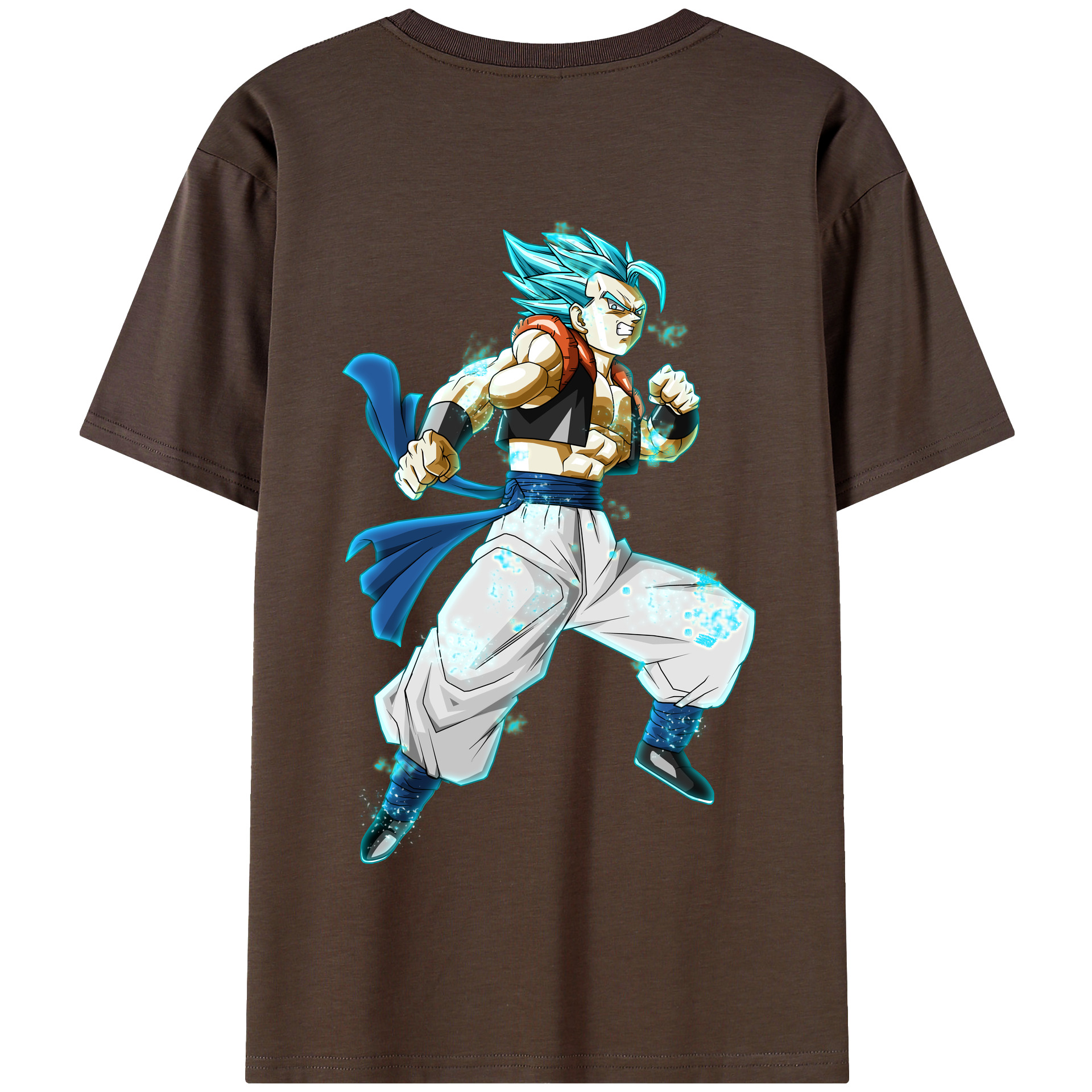 （画像用） ドラゴンボール ベジータ四世（Bejīta Yonsei）DRAGON BALL Vegeta IV 綿100％半袖Tシャツ（背面プリント）