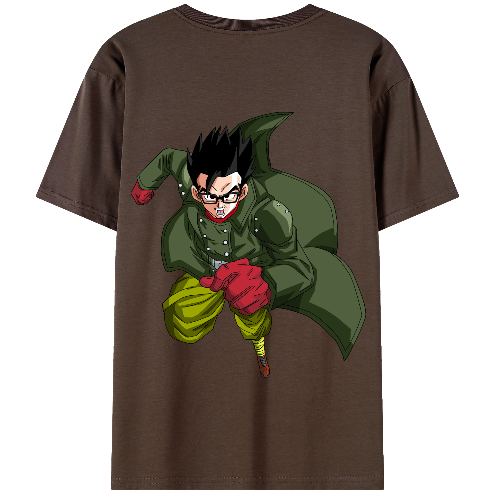 （画像用） ドラゴンボール 孫 悟飯（そんごはん）DRAGON BALL Son Gohan 綿100％半袖Tシャツ（背面プリント）