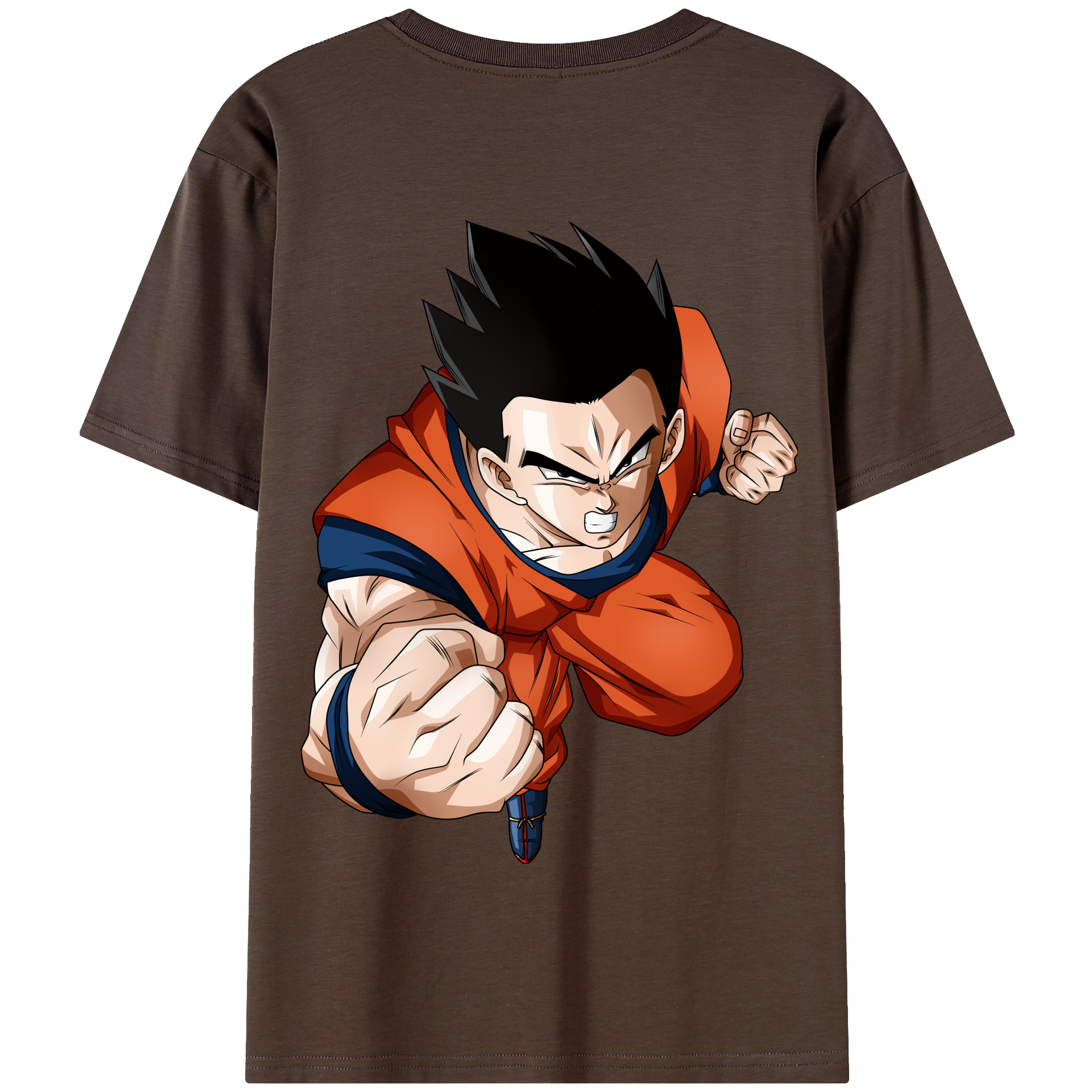 （画像用） ドラゴンボール 孫 悟飯（そんごはん）DRAGON BALL Son Gohan 綿100％半袖Tシャツ（背面プリント）