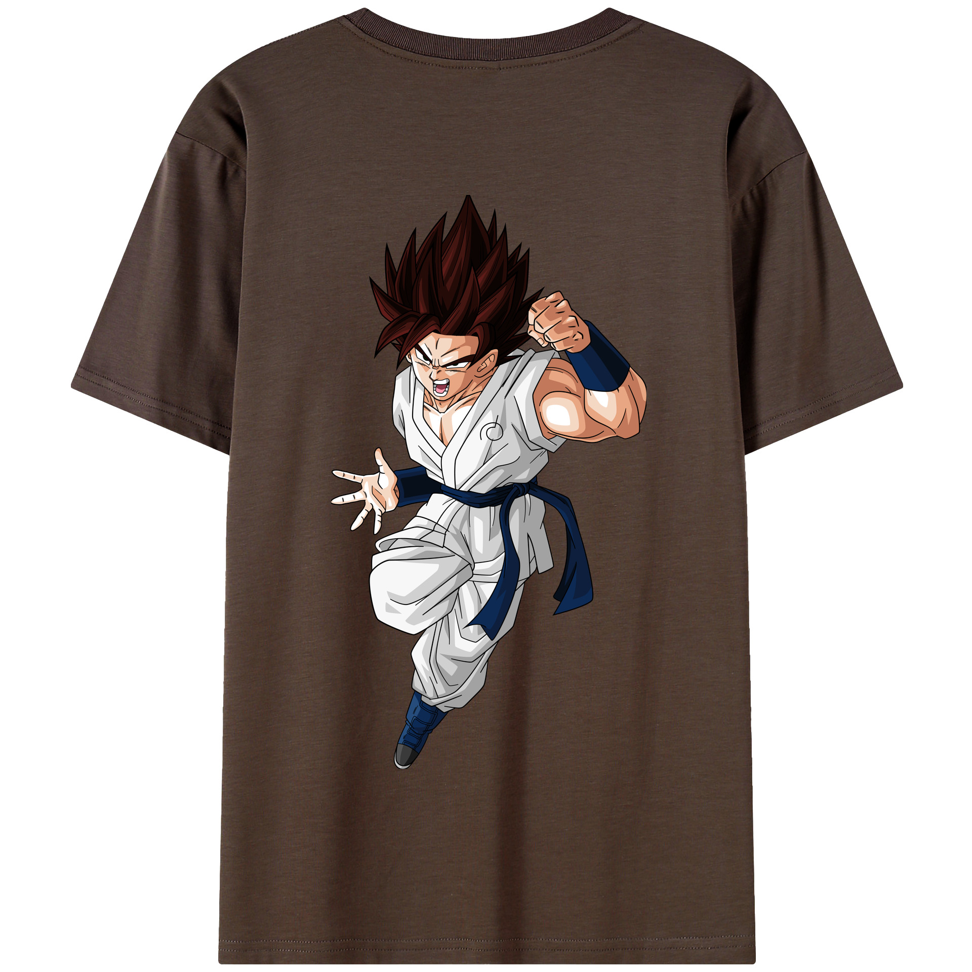 （画像用） ドラゴンボール 孫 悟飯（そんごはん）DRAGON BALL Son Gohan 綿100％半袖Tシャツ（背面プリント）