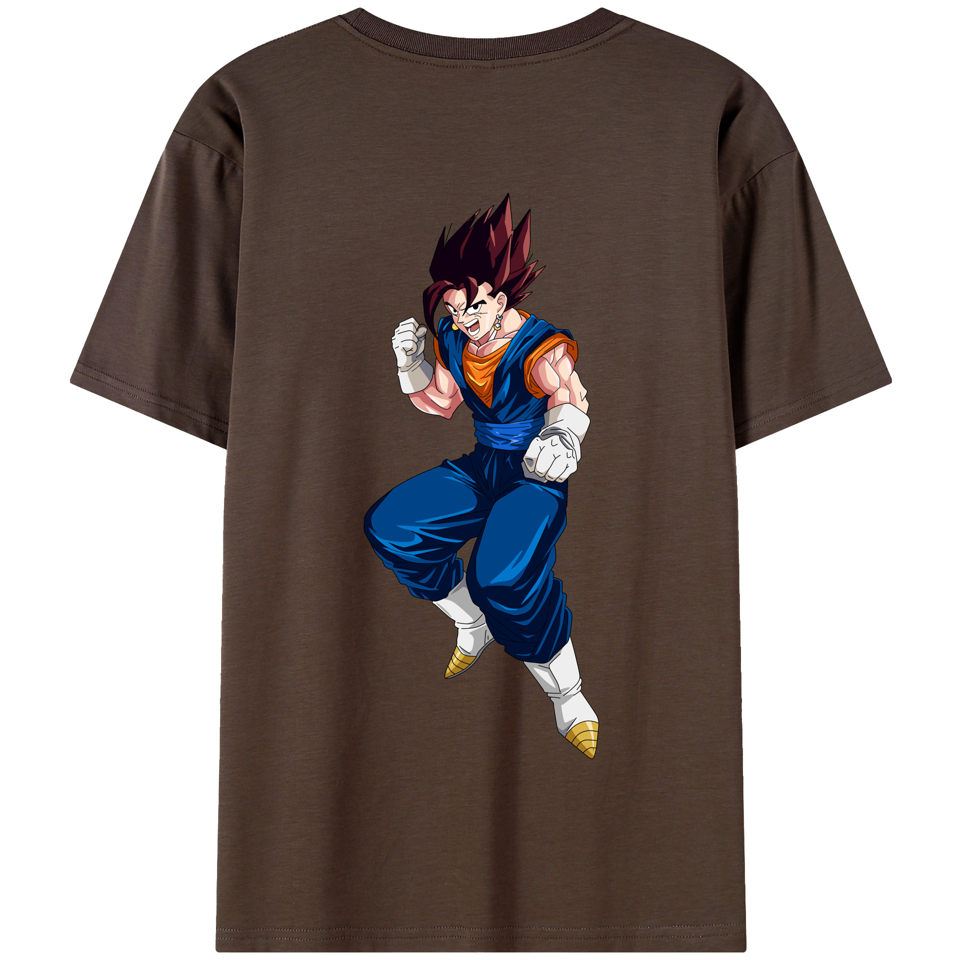 （画像用） ドラゴンボール 孫 悟飯（そんごはん）DRAGON BALL Son Gohan 綿100％半袖Tシャツ（背面プリント）
