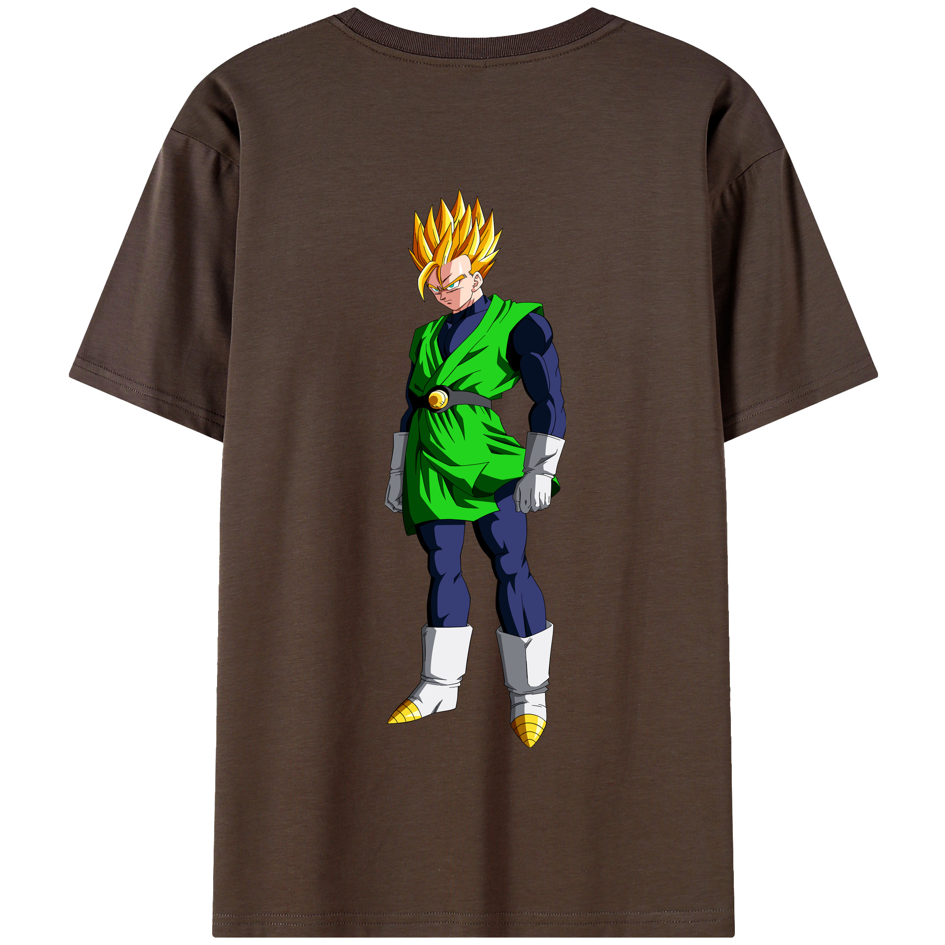 （画像用） ドラゴンボール 孫 悟飯（そんごはん）DRAGON BALL Son Gohan 綿100％半袖Tシャツ（背面プリント）