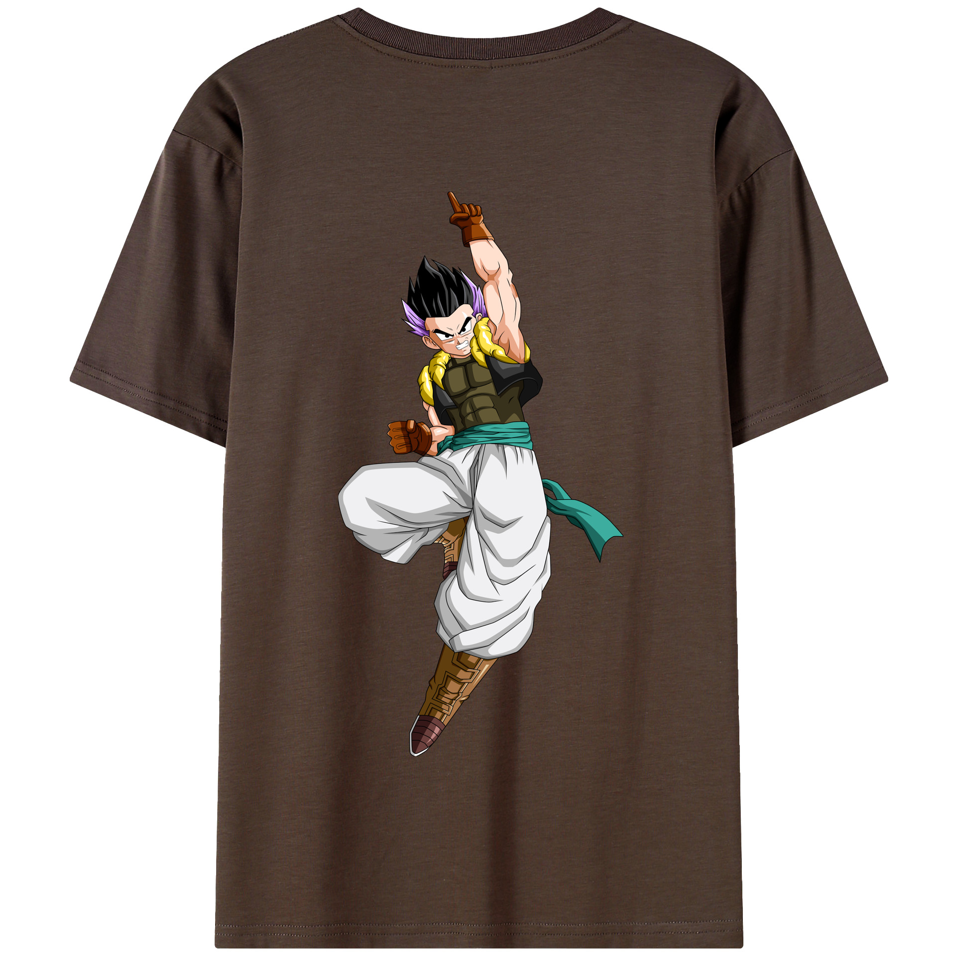 （画像用） ドラゴンボール 孫 悟飯（そんごはん）DRAGON BALL Son Gohan 綿100％半袖Tシャツ（背面プリント）