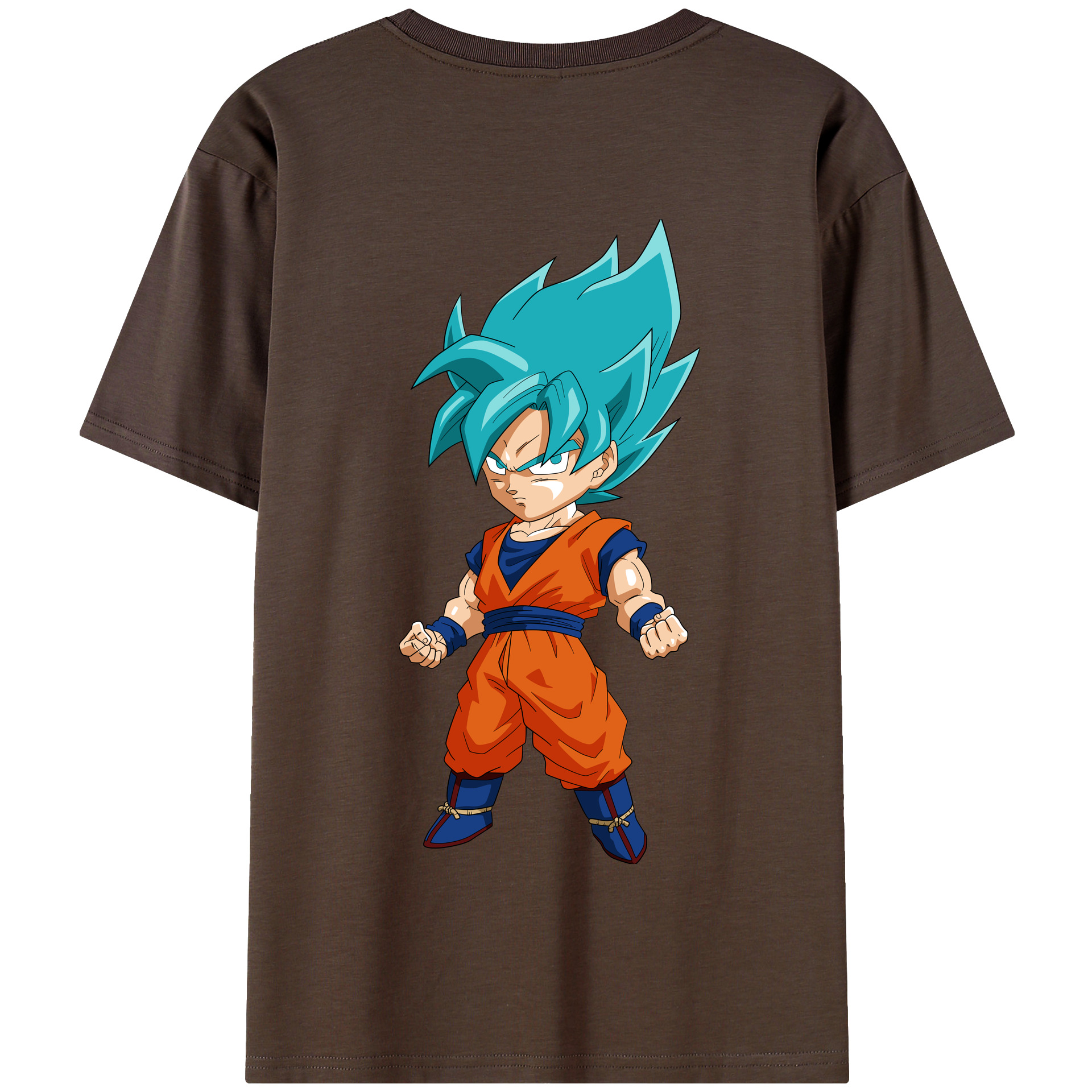 （画像用） ドラゴンボール 孫 悟飯（そんごはん）DRAGON BALL Son Gohan 綿100％半袖Tシャツ（背面プリント）