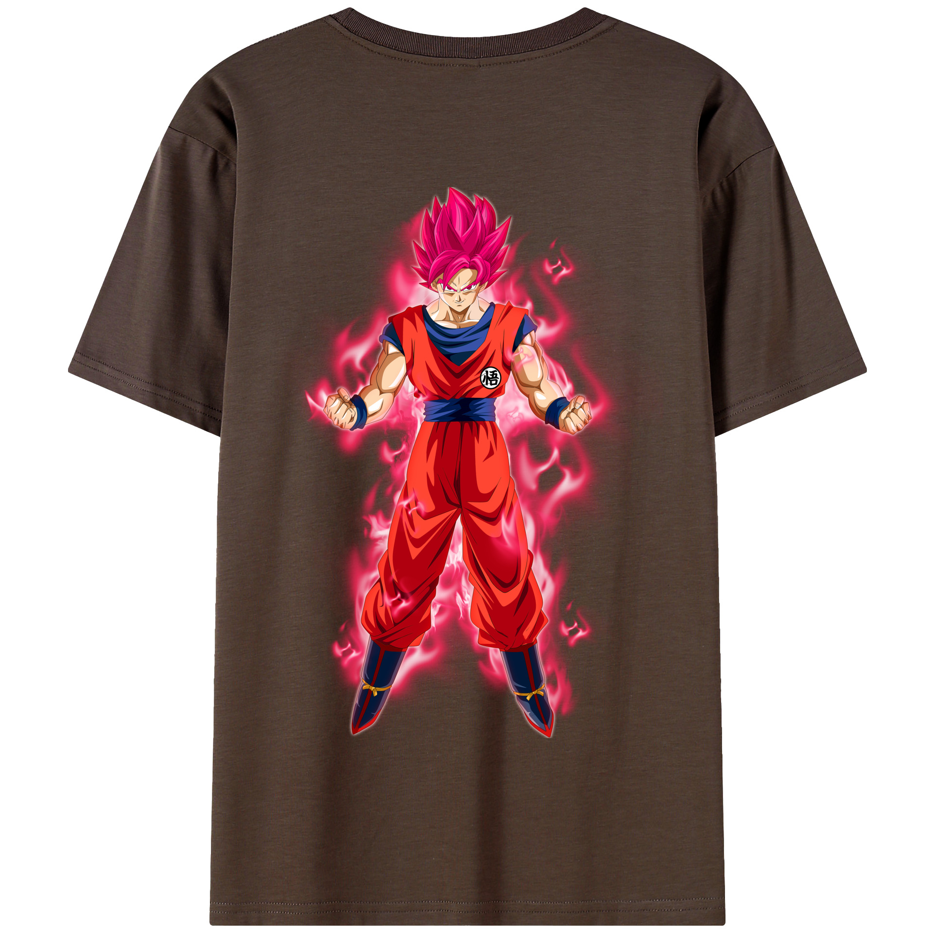 （画像用） ドラゴンボール 孫 悟飯（そんごはん）DRAGON BALL Son Gohan 綿100％半袖Tシャツ（背面プリント）