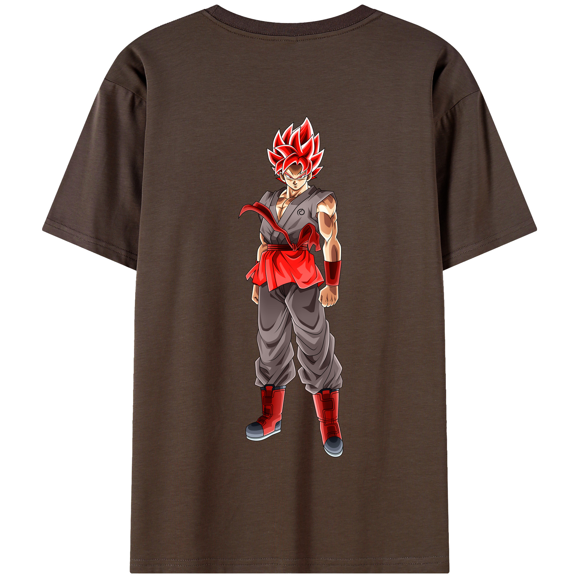 （画像用） ドラゴンボール 孫 悟飯（そんごはん）DRAGON BALL Son Gohan 綿100％半袖Tシャツ（背面プリント）