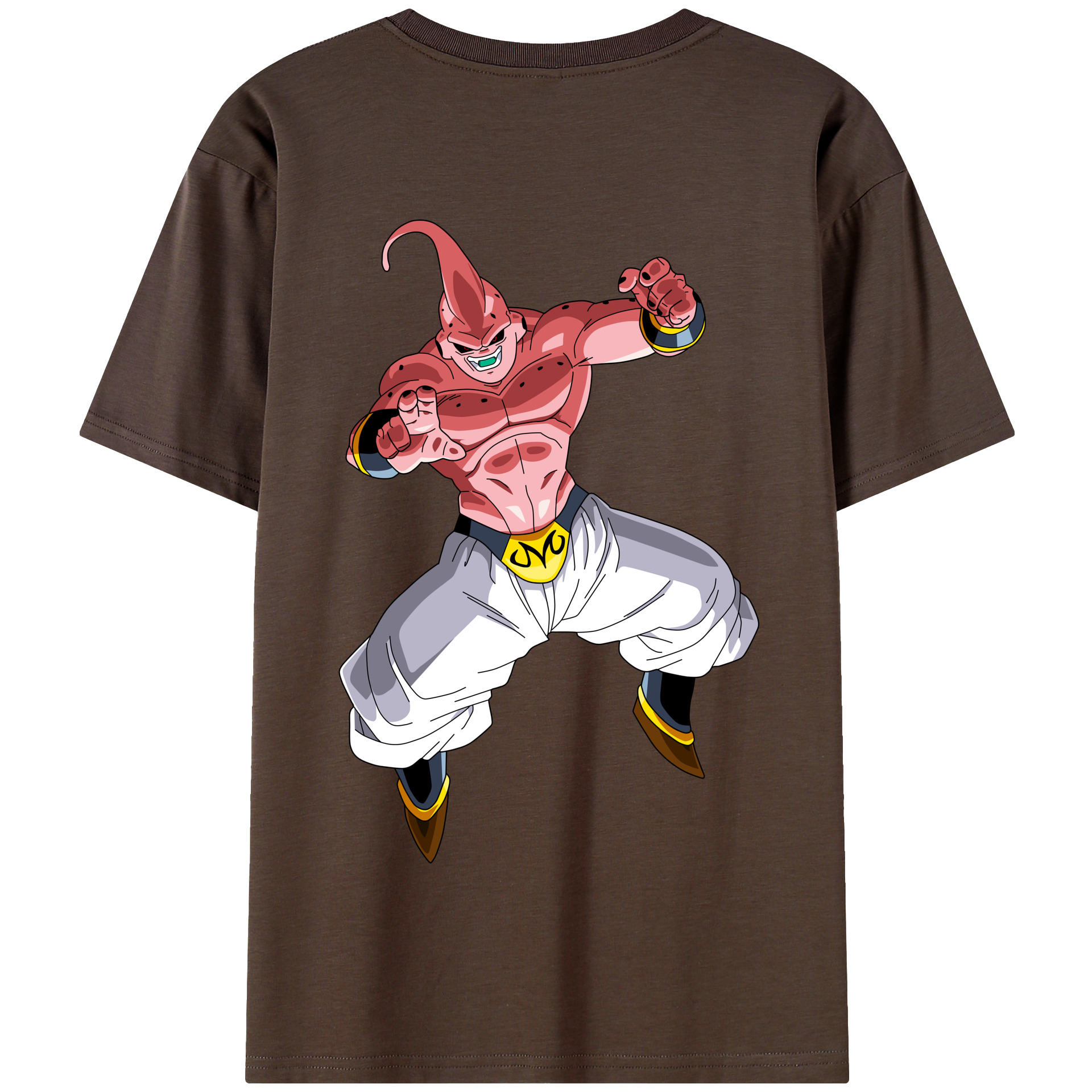 （画像用） ドラゴンボール 魔人ブウ DRAGON BALL Majin Buu 綿100％半袖Tシャツ（背面プリント）