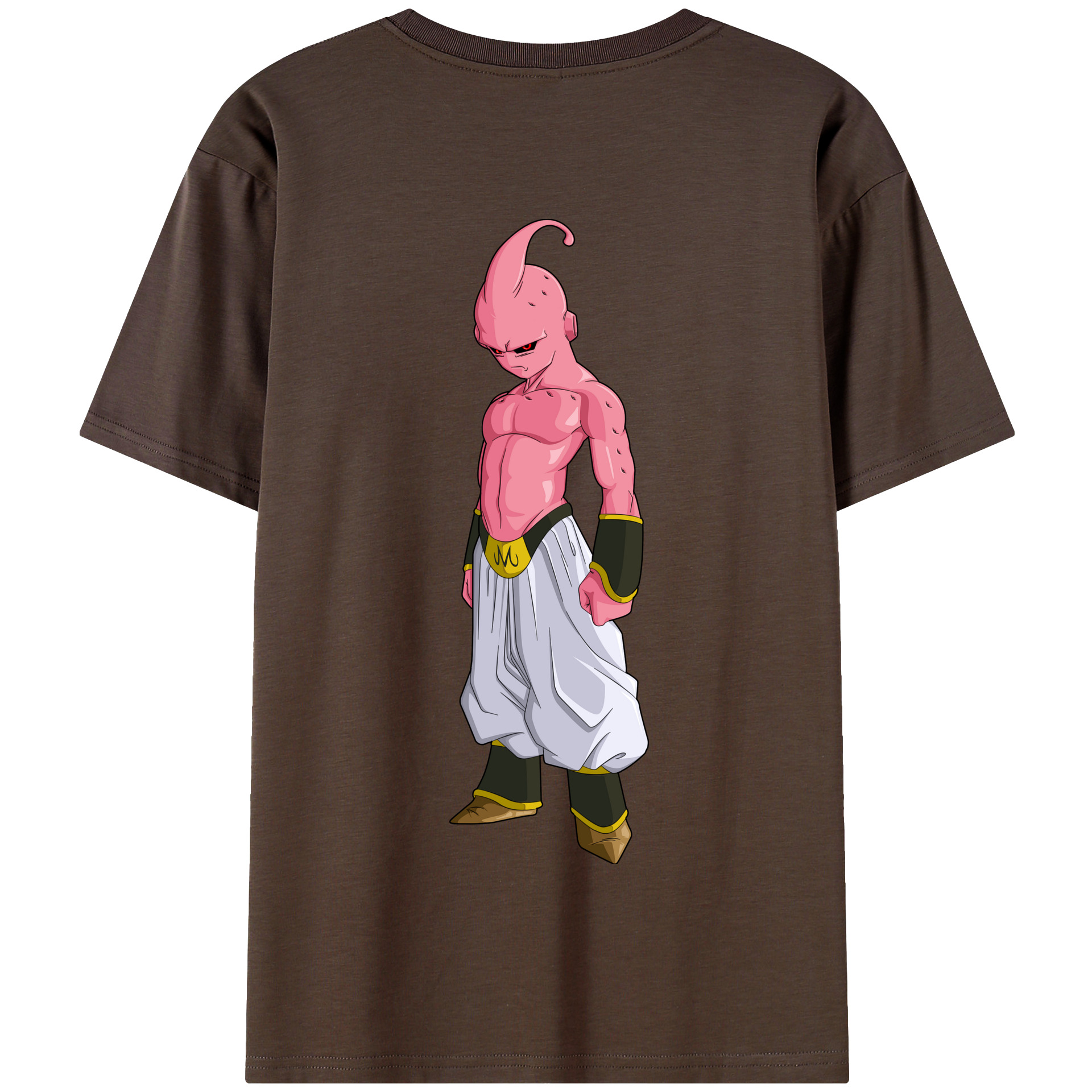 （画像用） ドラゴンボール 魔人ブウ DRAGON BALL Majin Buu 綿100％半袖Tシャツ（背面プリント）