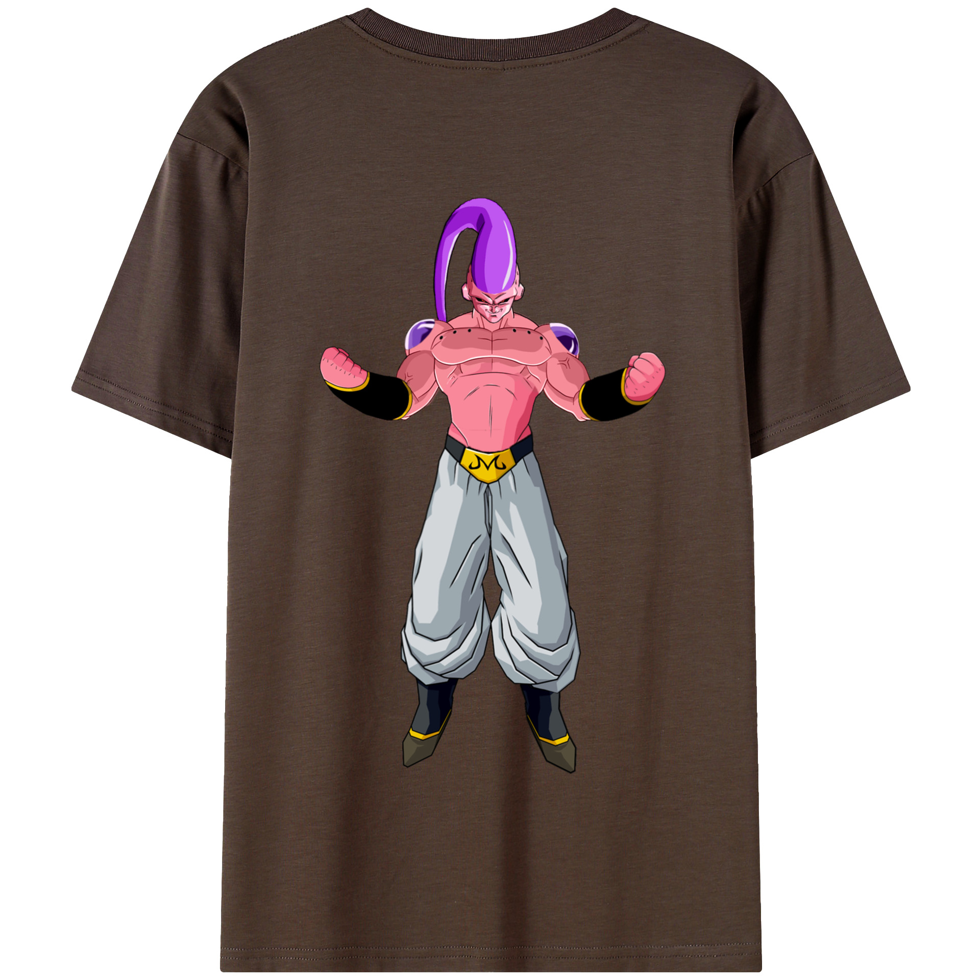 （画像用） ドラゴンボール 魔人ブウ DRAGON BALL Majin Buu 綿100％半袖Tシャツ（背面プリント）