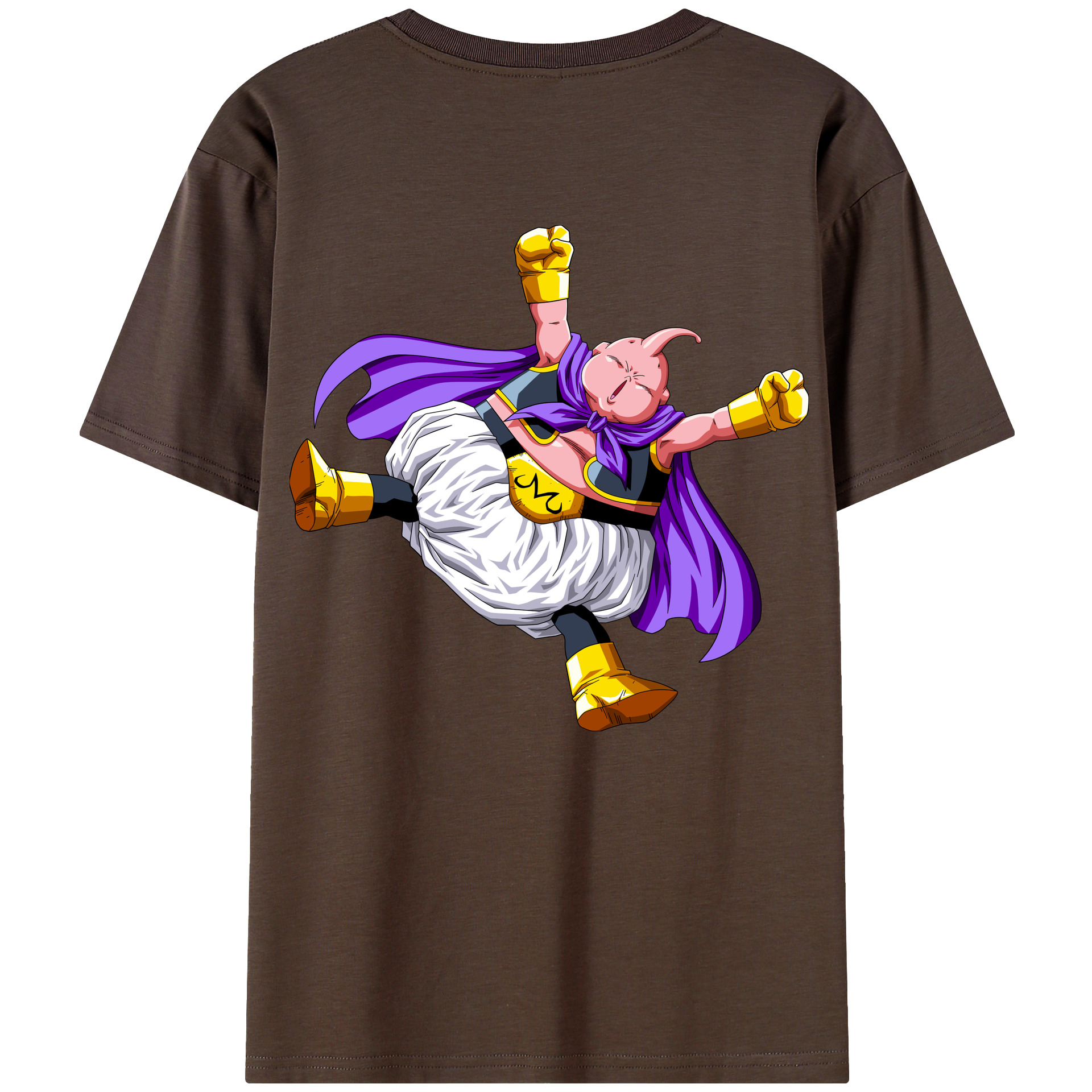 （画像用） ドラゴンボール 魔人ブウ DRAGON BALL Majin Buu 綿100％半袖Tシャツ（背面プリント）
