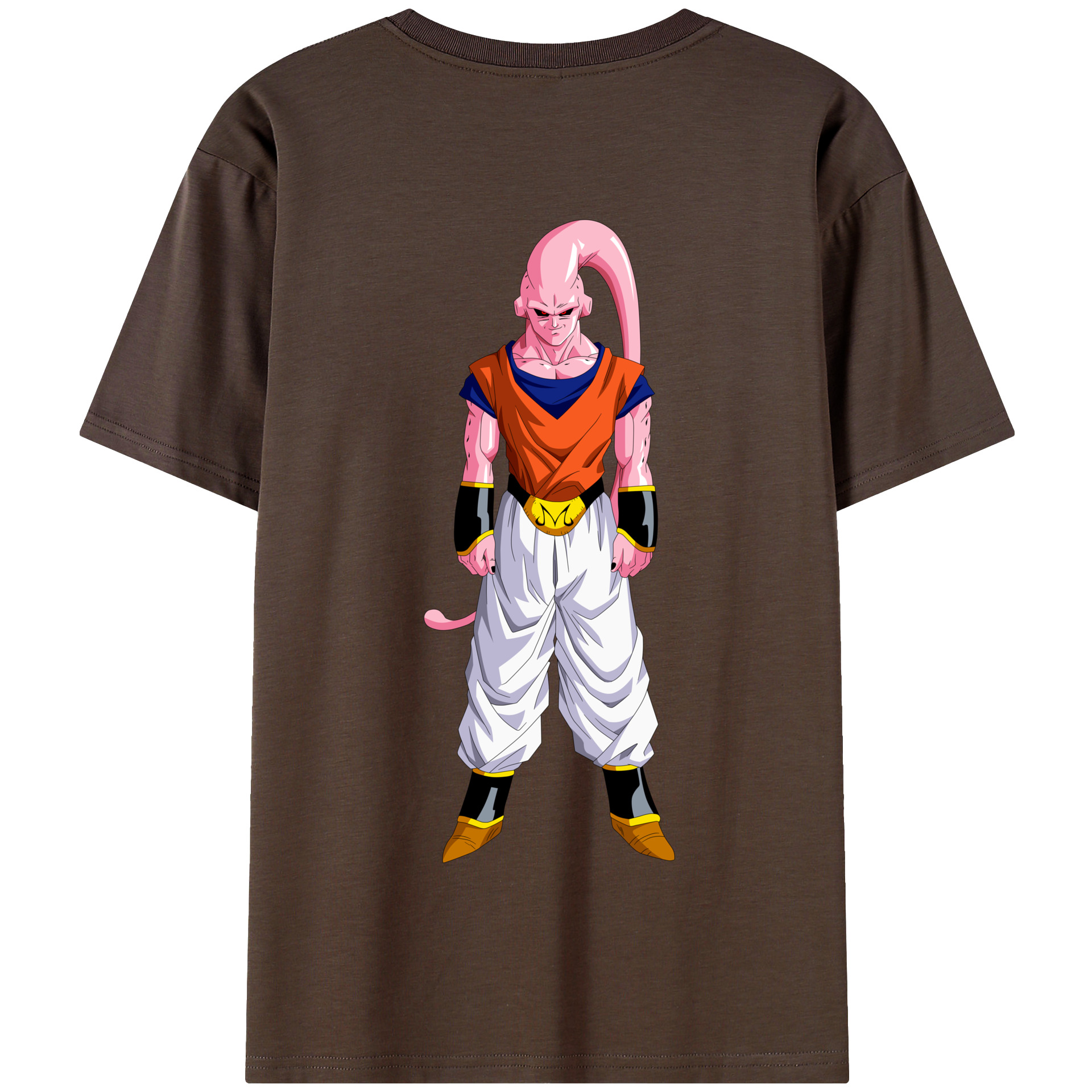 （画像用） ドラゴンボール 魔人ブウ DRAGON BALL Majin Buu 綿100％半袖Tシャツ（背面プリント）