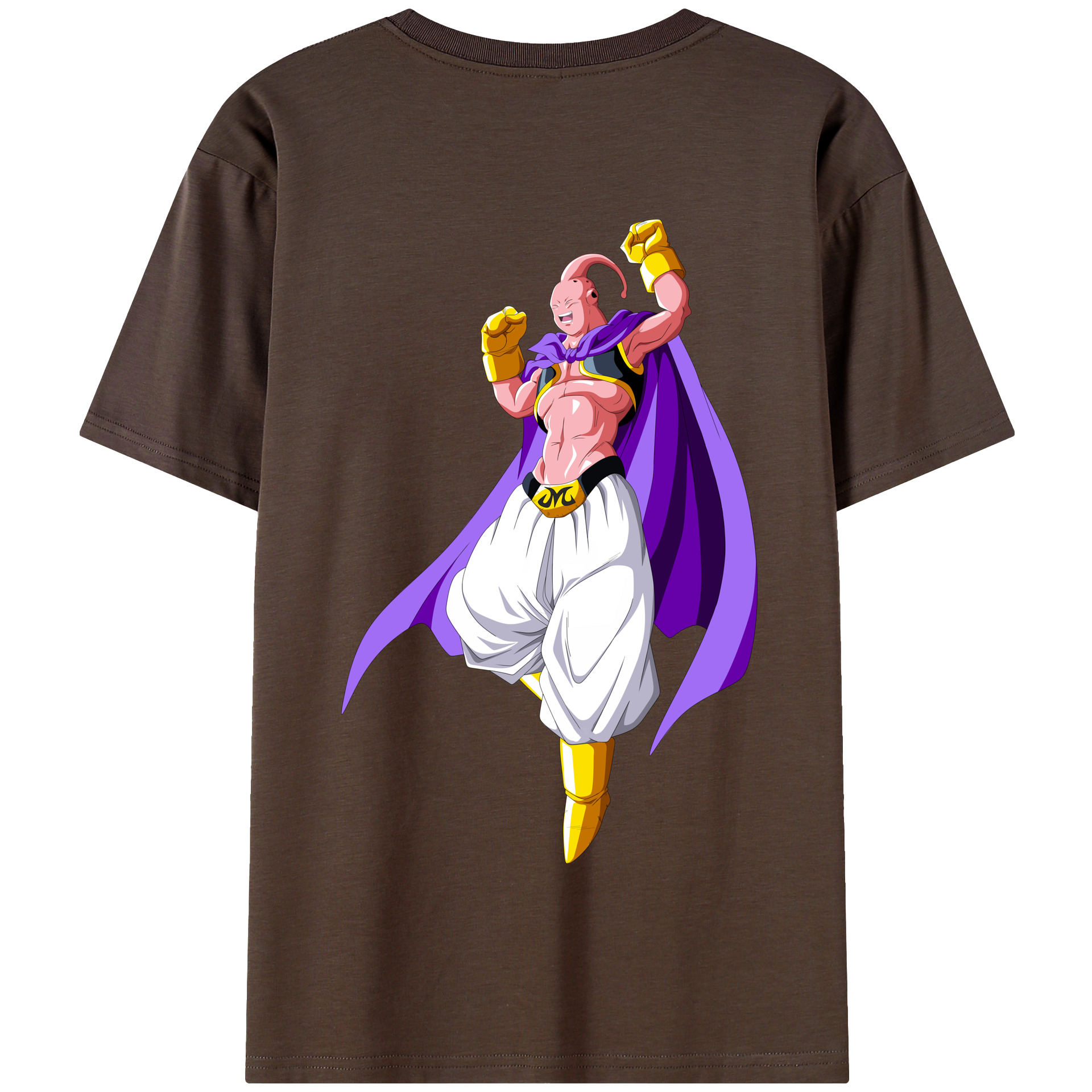 （画像用） ドラゴンボール 魔人ブウ DRAGON BALL Majin Buu 綿100％半袖Tシャツ（背面プリント）