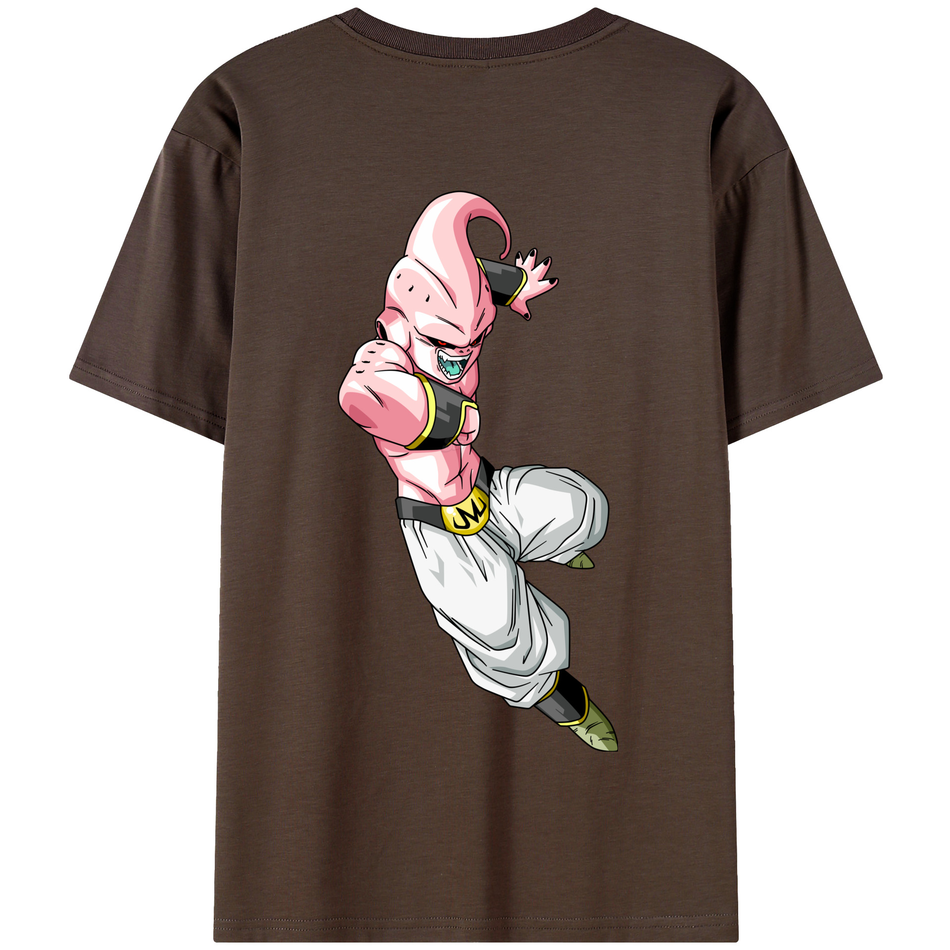 （画像用） ドラゴンボール 魔人ブウ DRAGON BALL Majin Buu 綿100％半袖Tシャツ（背面プリント）
