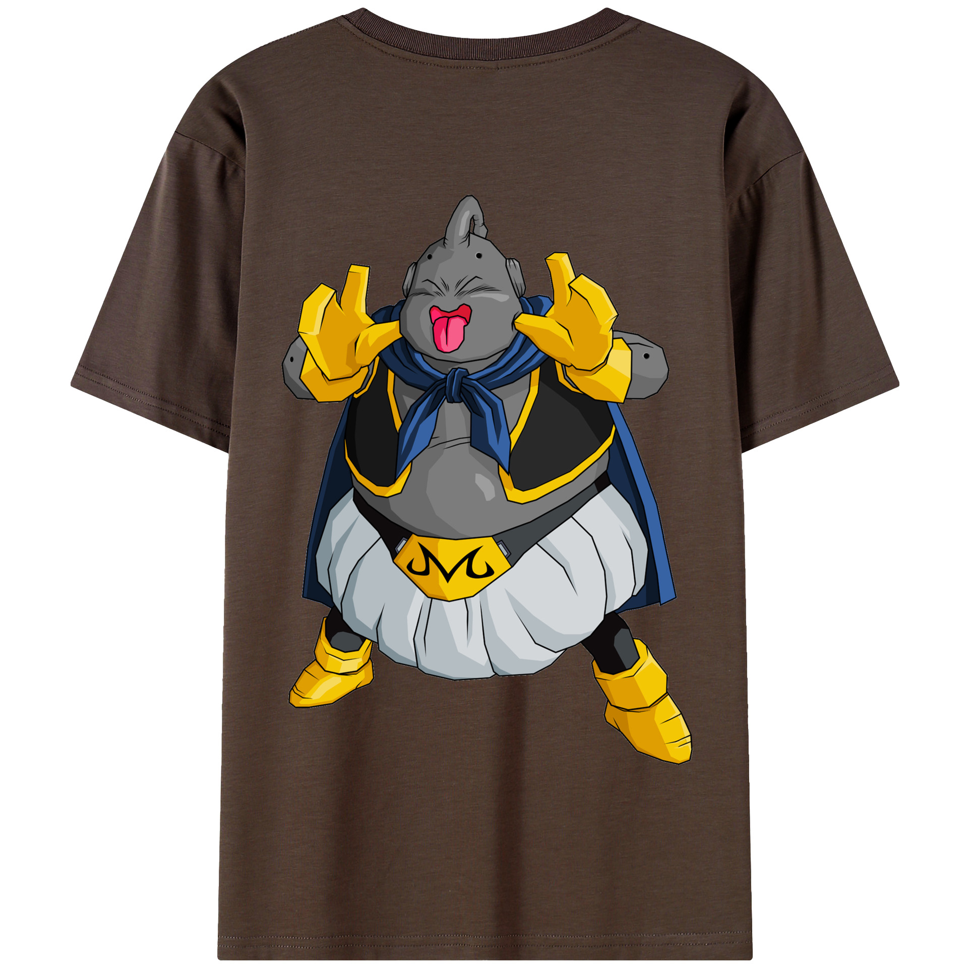 （画像用） ドラゴンボール 魔人ブウ DRAGON BALL Majin Buu 綿100％半袖Tシャツ（背面プリント）