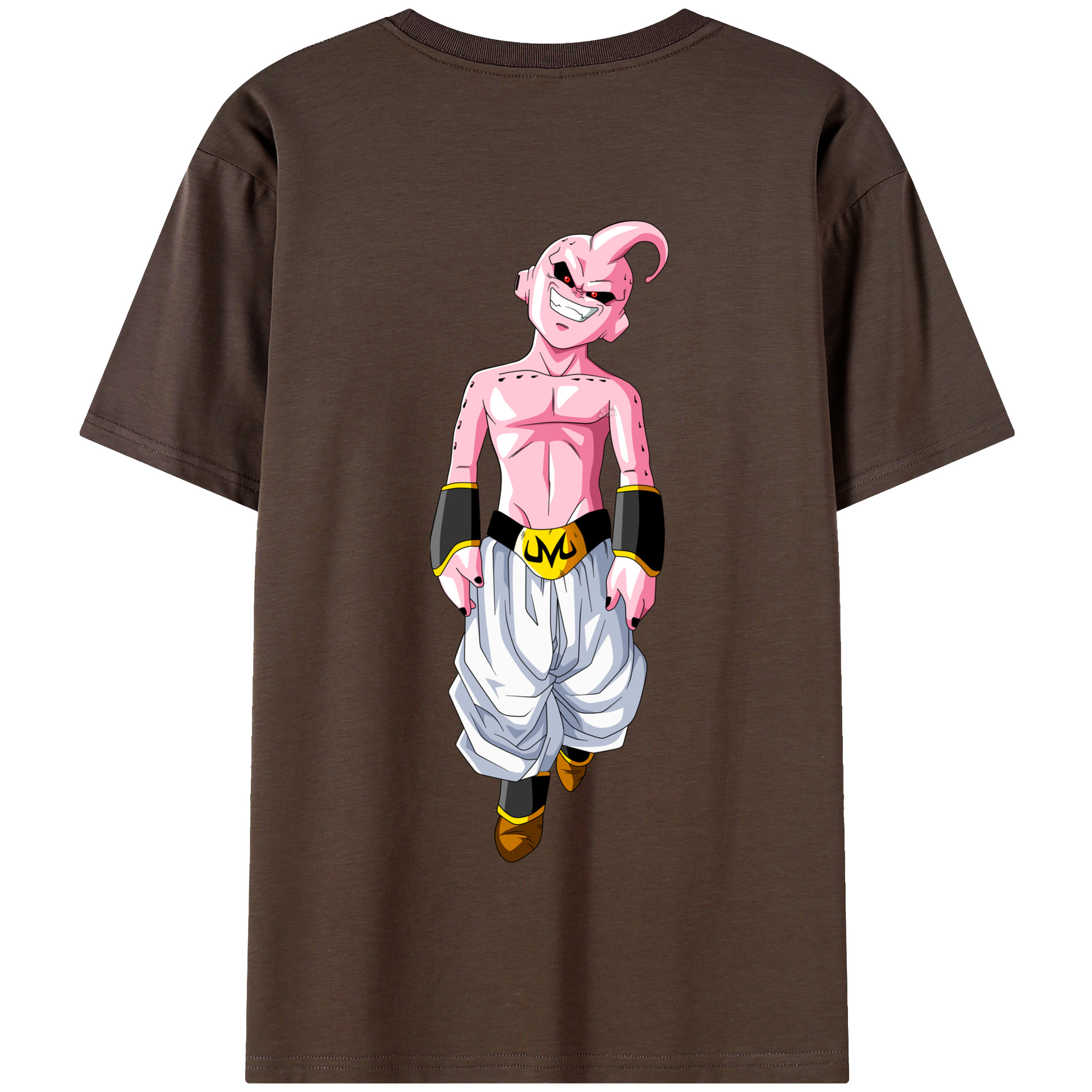 （画像用） ドラゴンボール 魔人ブウ DRAGON BALL Majin Buu 綿100％半袖Tシャツ（背面プリント）