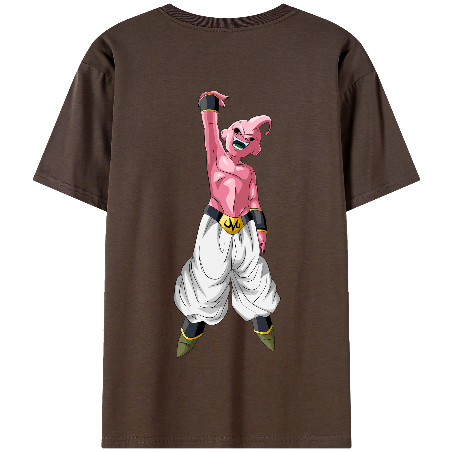 （画像用） ドラゴンボール 魔人ブウ DRAGON BALL Majin Buu 綿100％半袖Tシャツ（背面プリント）