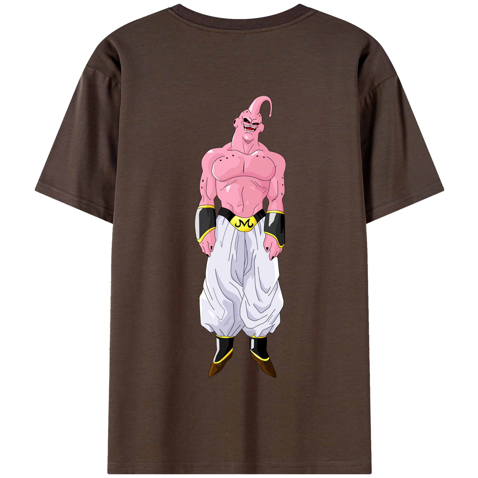 （画像用） ドラゴンボール 魔人ブウ DRAGON BALL Majin Buu 綿100％半袖Tシャツ（背面プリント）