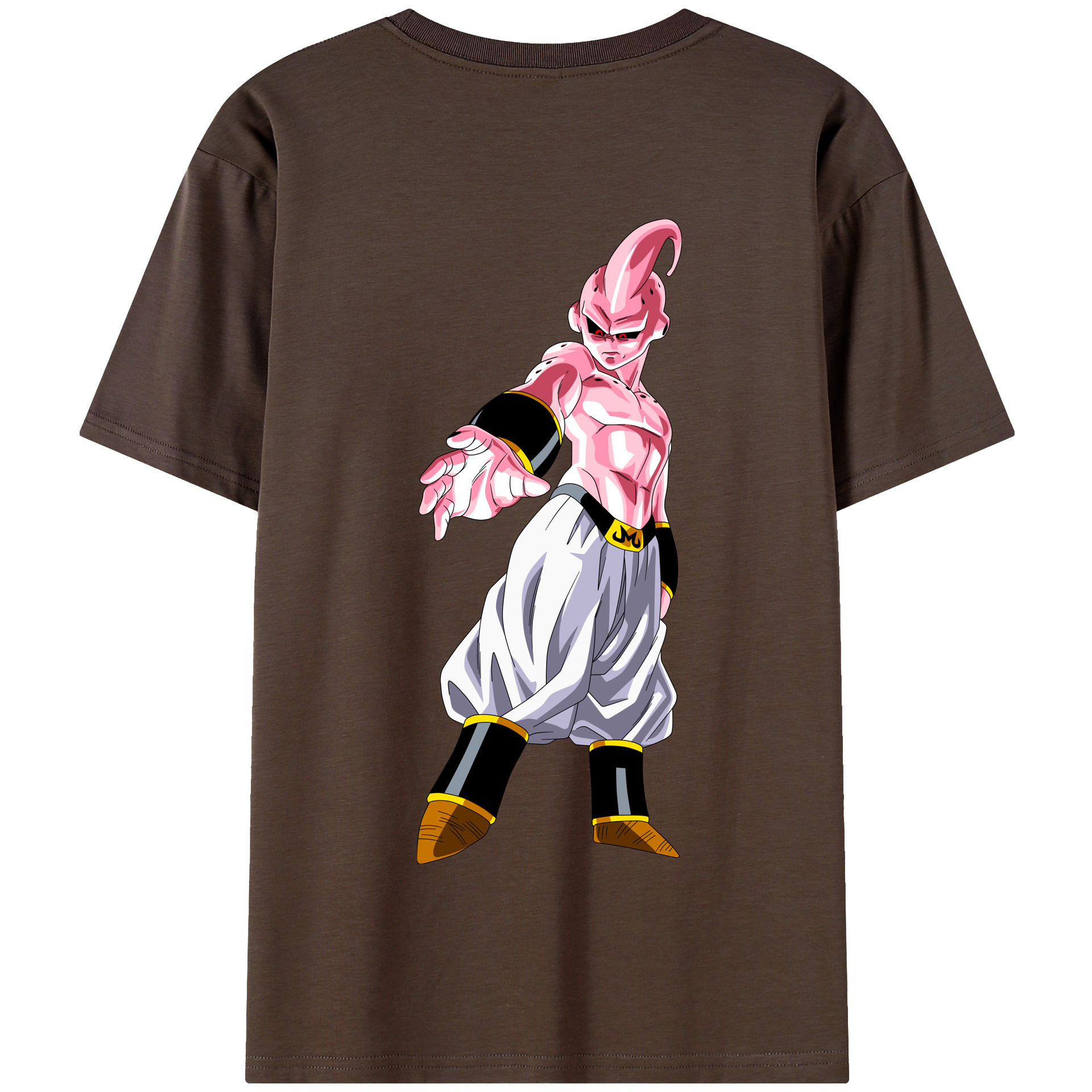 （画像用） ドラゴンボール 魔人ブウ DRAGON BALL Majin Buu 綿100％半袖Tシャツ（背面プリント）