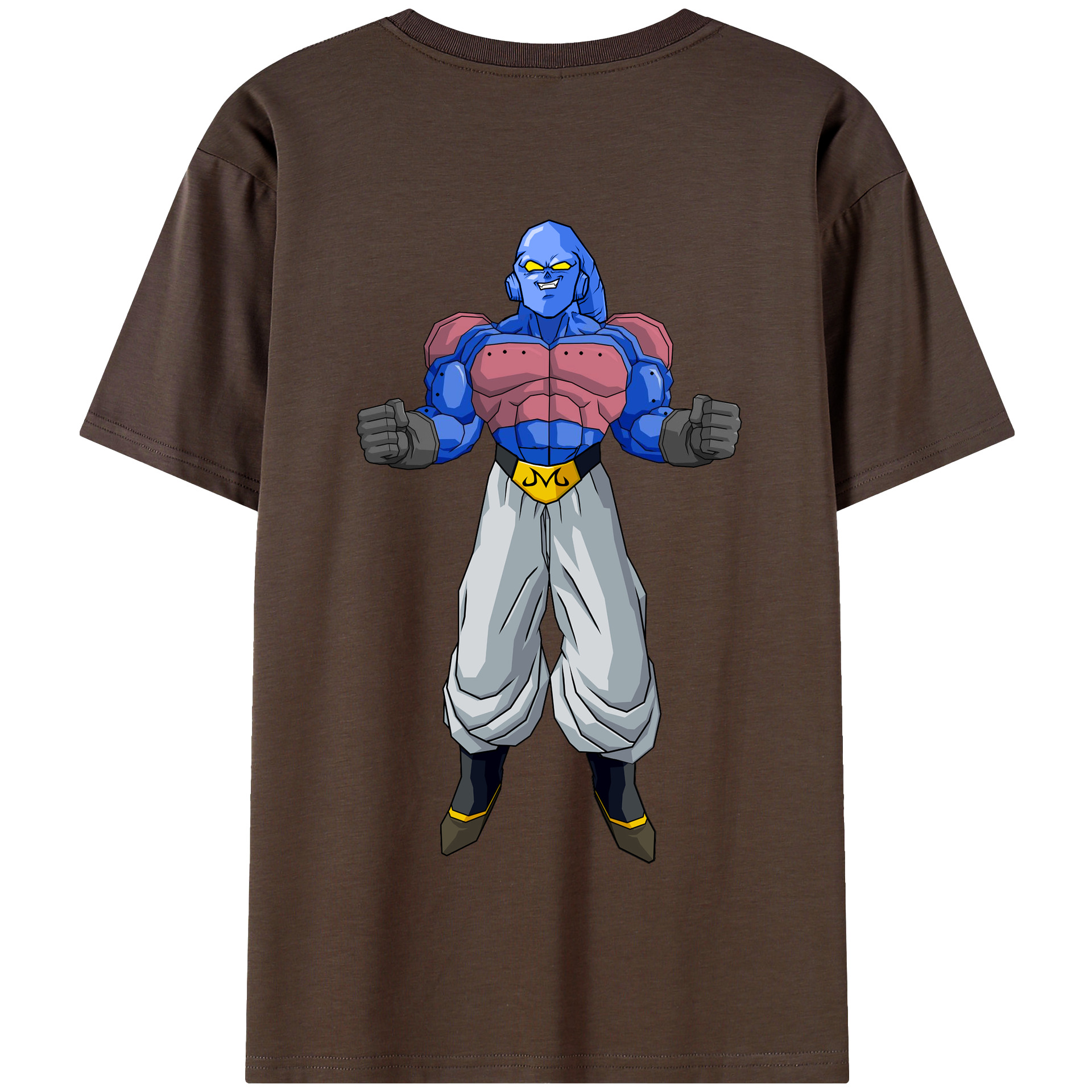 （画像用） ドラゴンボール 魔人ブウ DRAGON BALL Majin Buu 綿100％半袖Tシャツ（背面プリント）